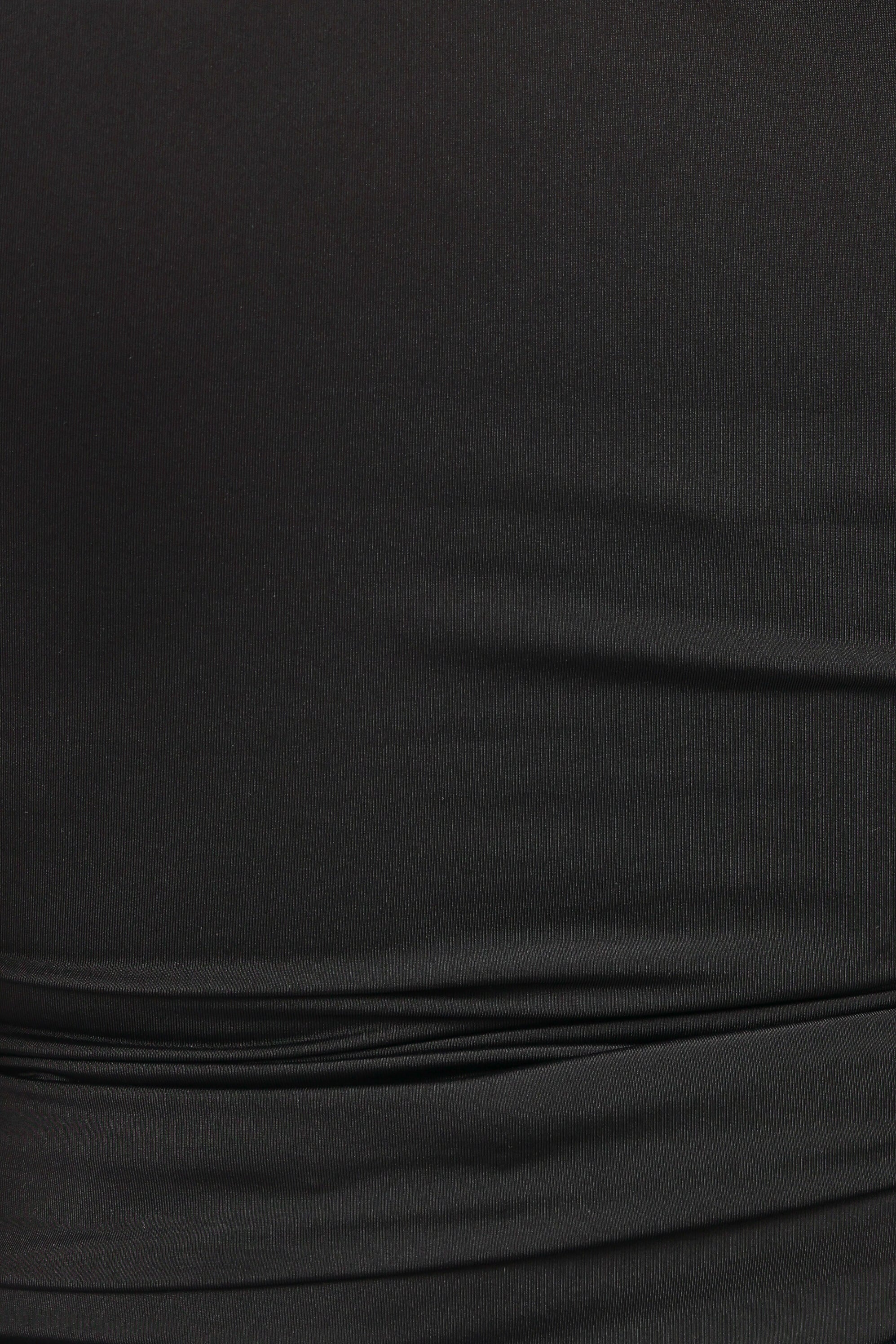 Samantha One Shoulder Top - Black - Image 9