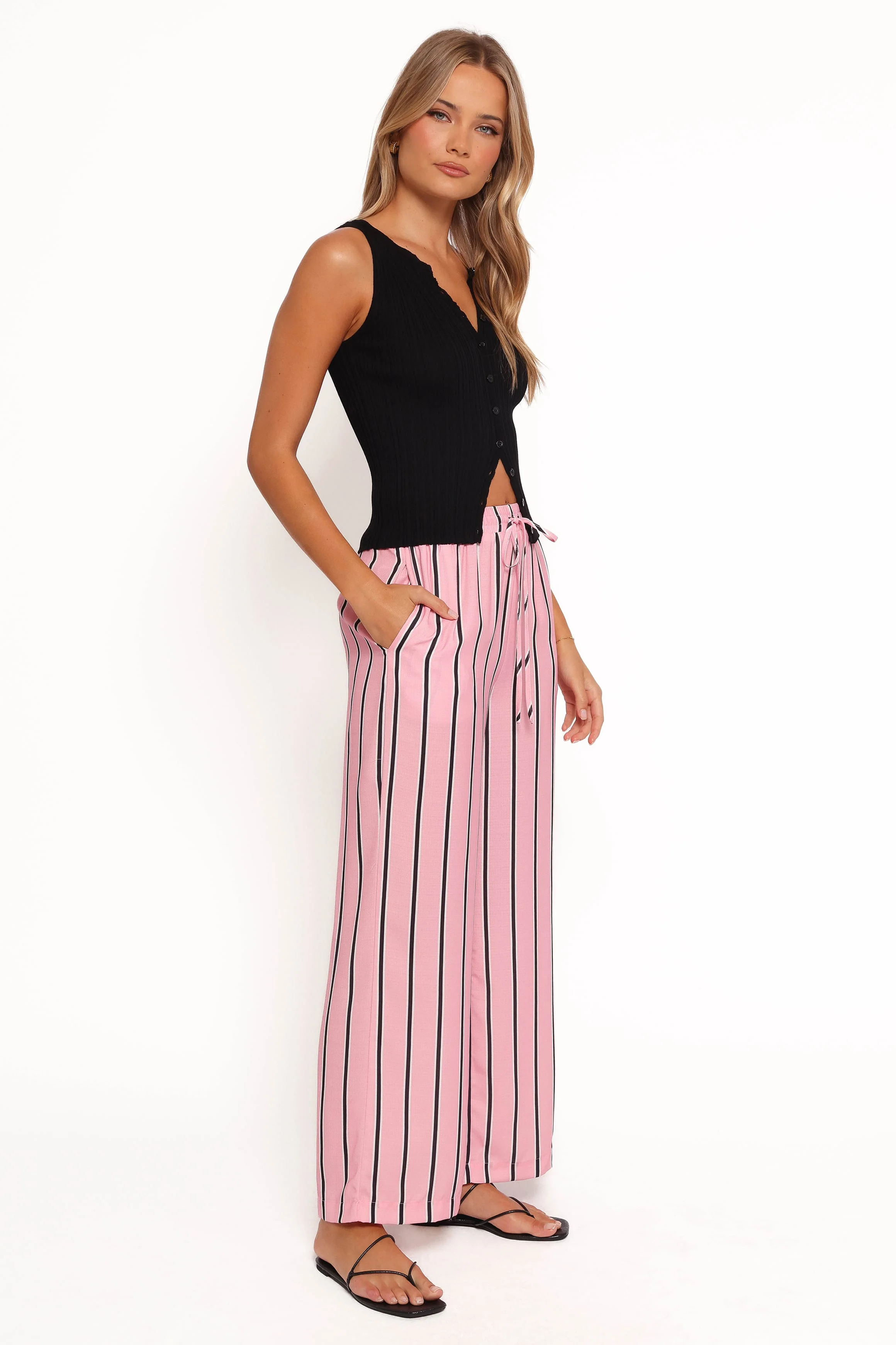 Samara Pant - Pink Stripe - Image 5