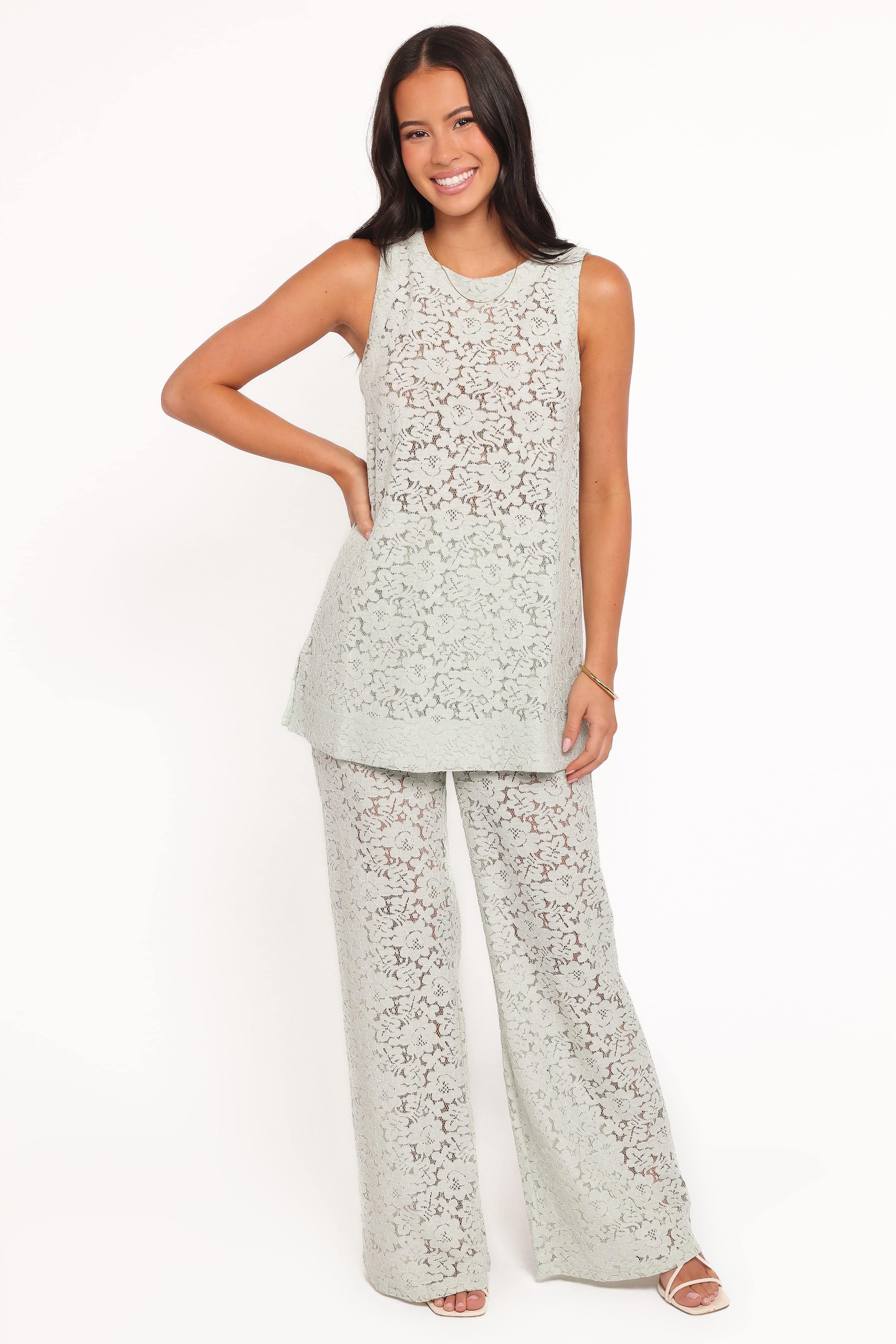 Sammy Embroidered Set - Mint Green - Image 2