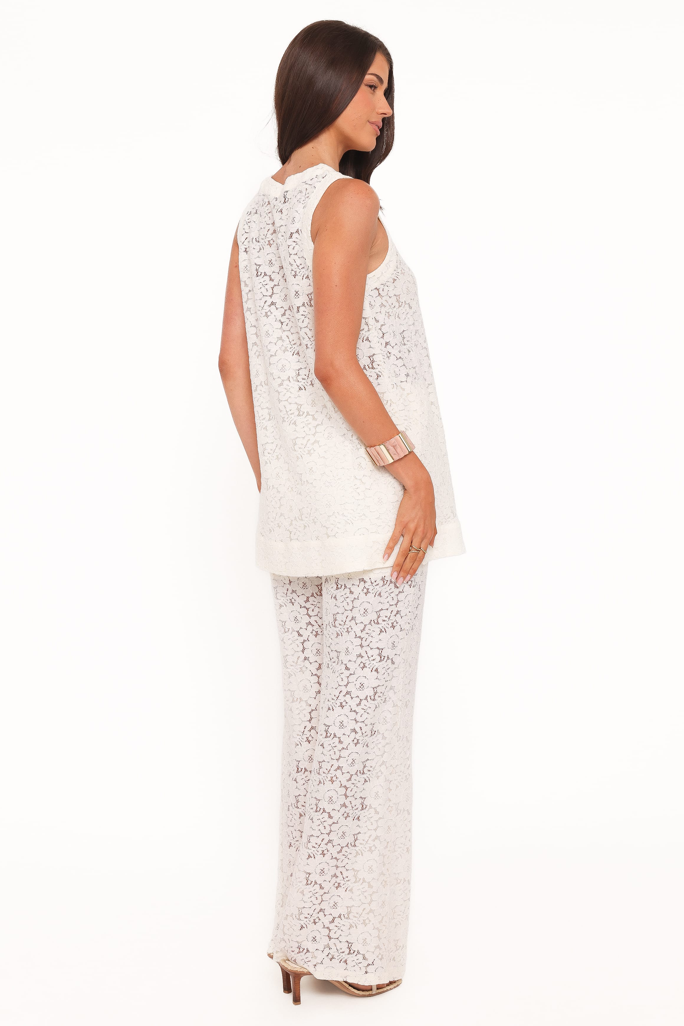 Sammy Embroidered Set - Cream Lace - Image 5