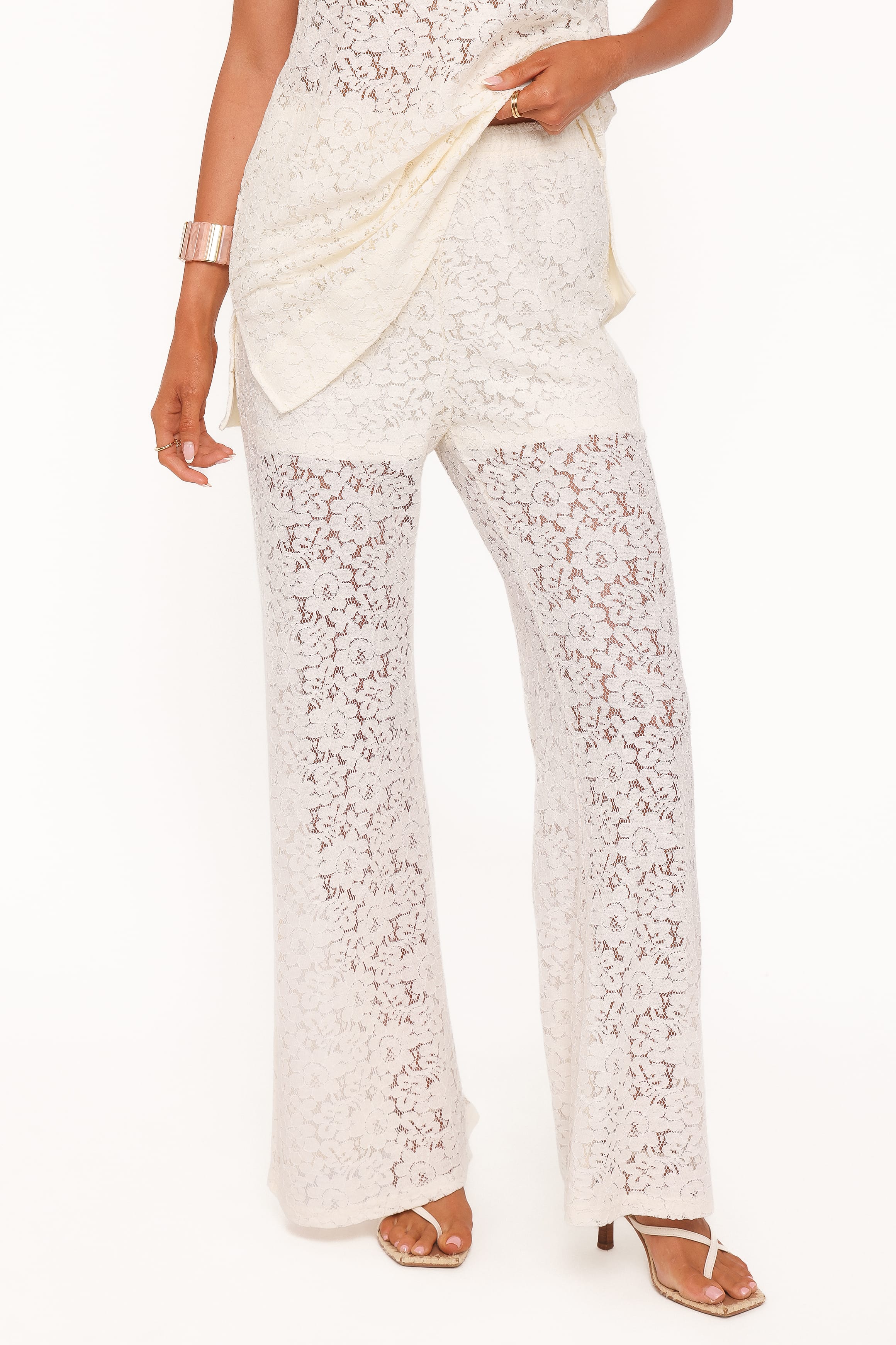 Sammy Embroidered Set - Cream Lace - Image 7