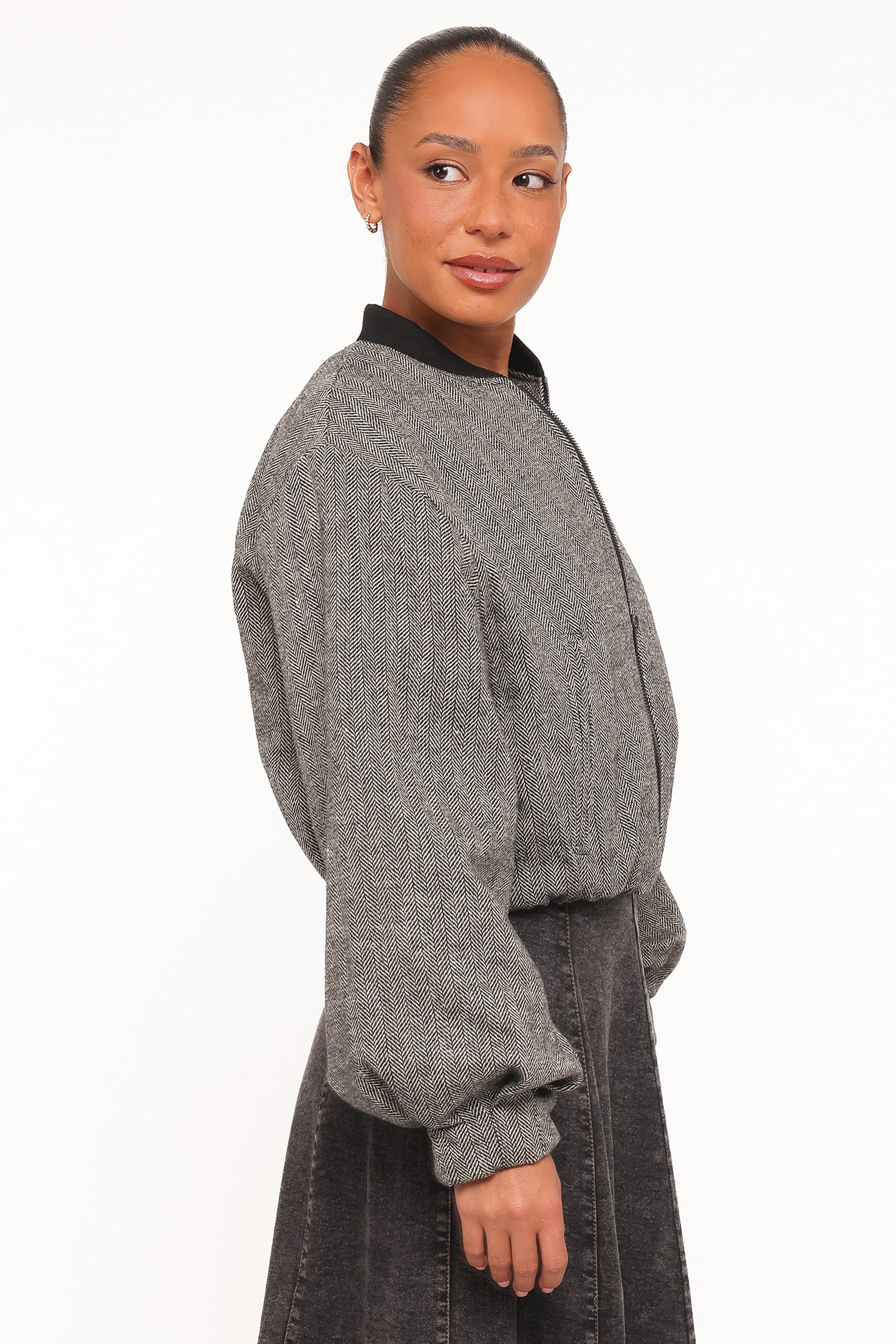 Sandy Bomber Jacket - Black - Image 3