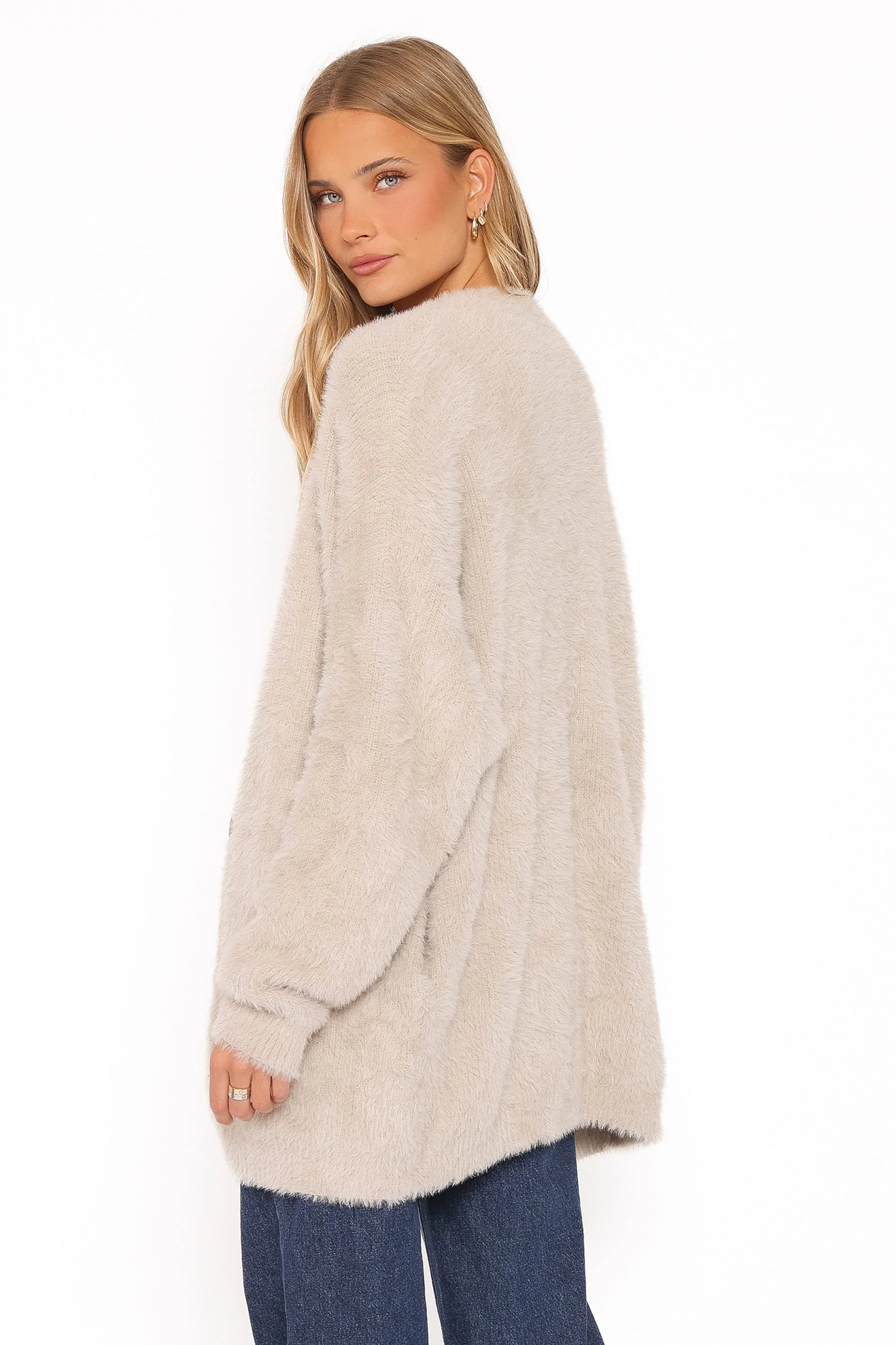 Saoirse Oversized Cardigan - Camel - Image 4