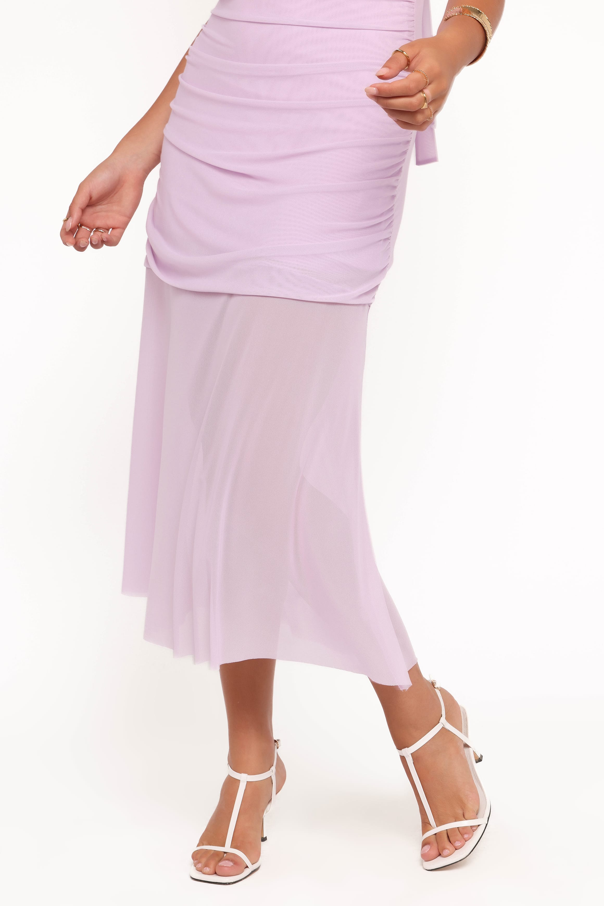 Sarsha Halterneck Midi Dress - Lavender - Image 5
