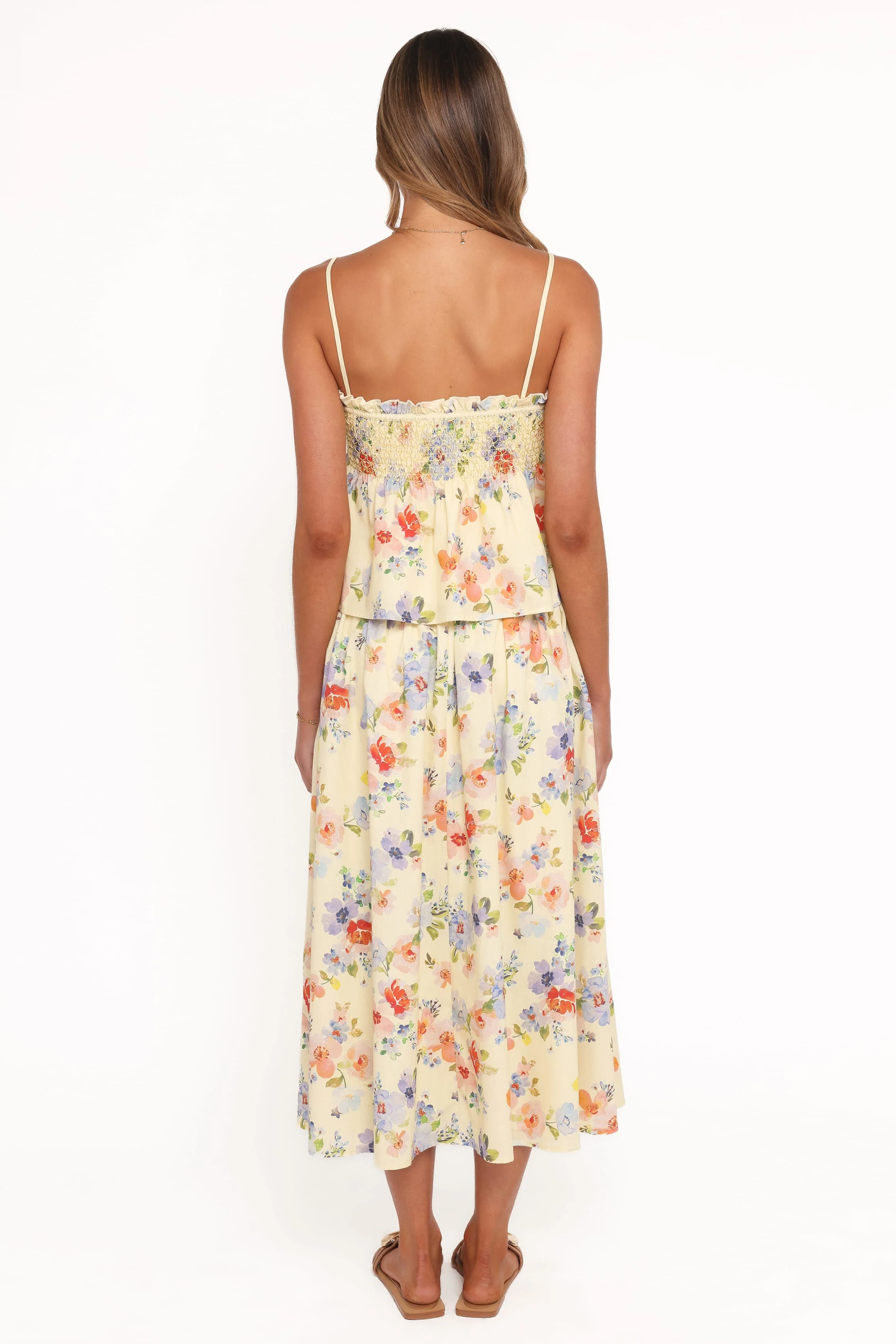Saskia Maxi Skirt - Lemon Floral - Image 5