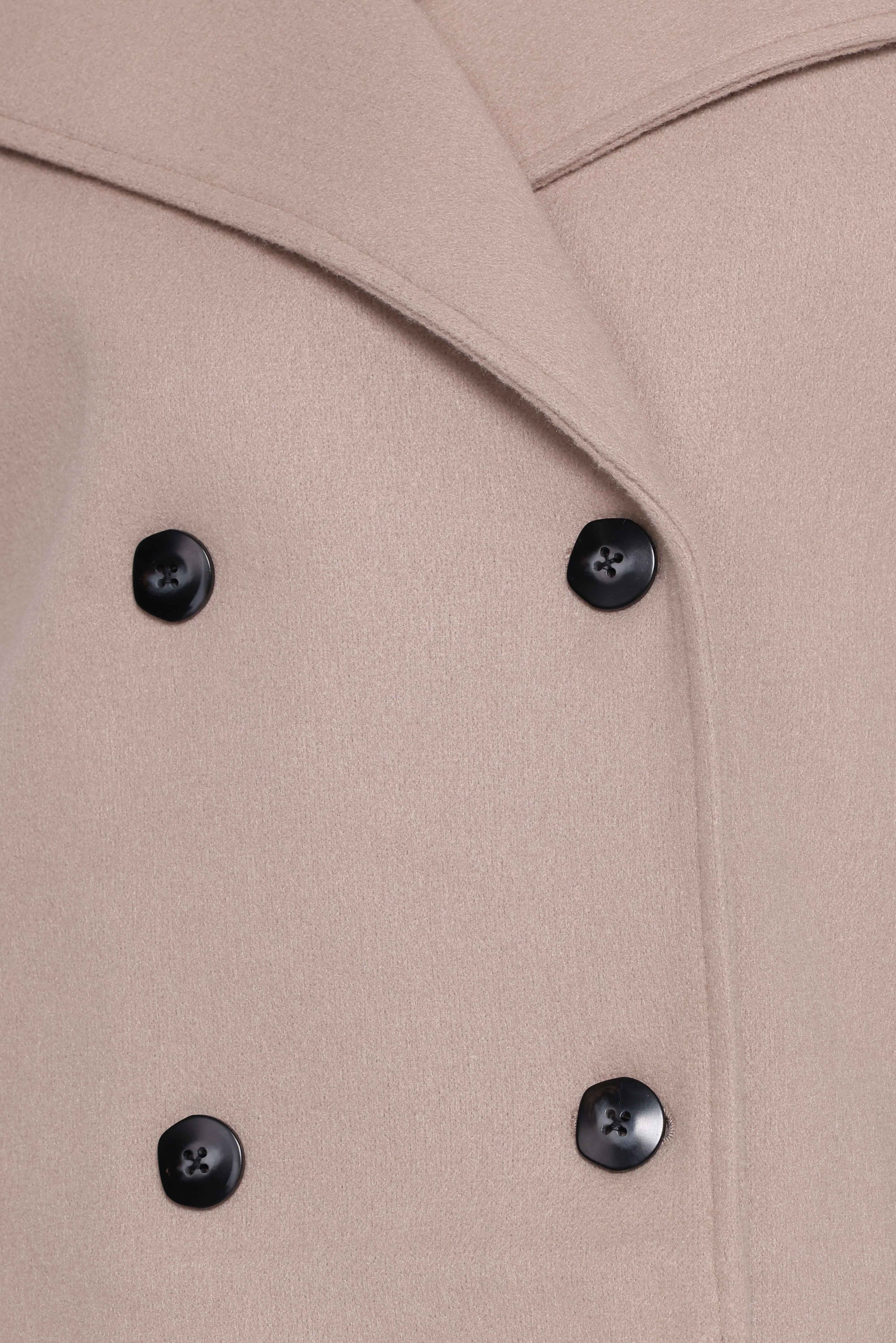 Saylor Cropped Car Coat - Oatmeal - Image 7