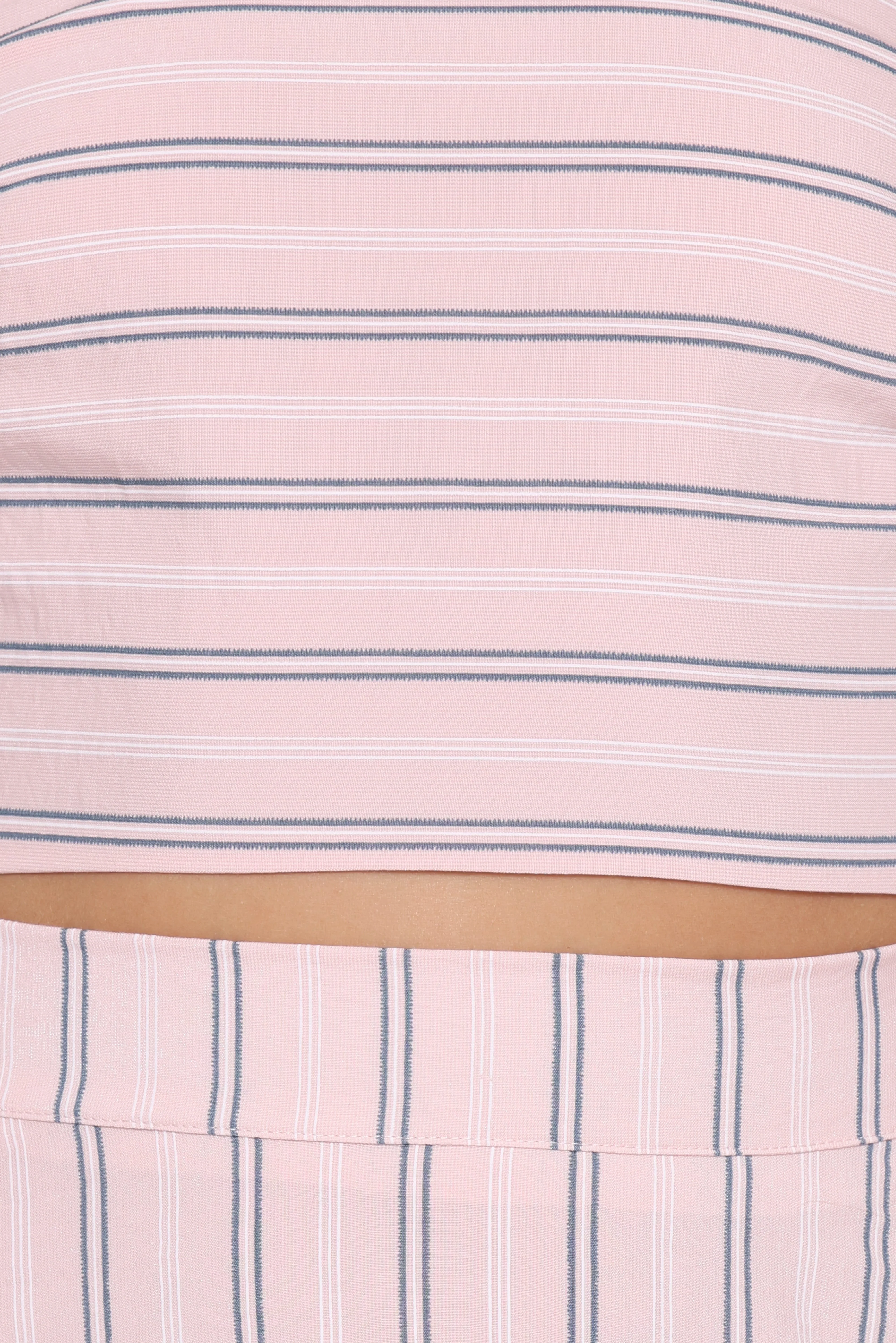 Serafina Two Piece Set - Pink/Blue Stripe - Image 7