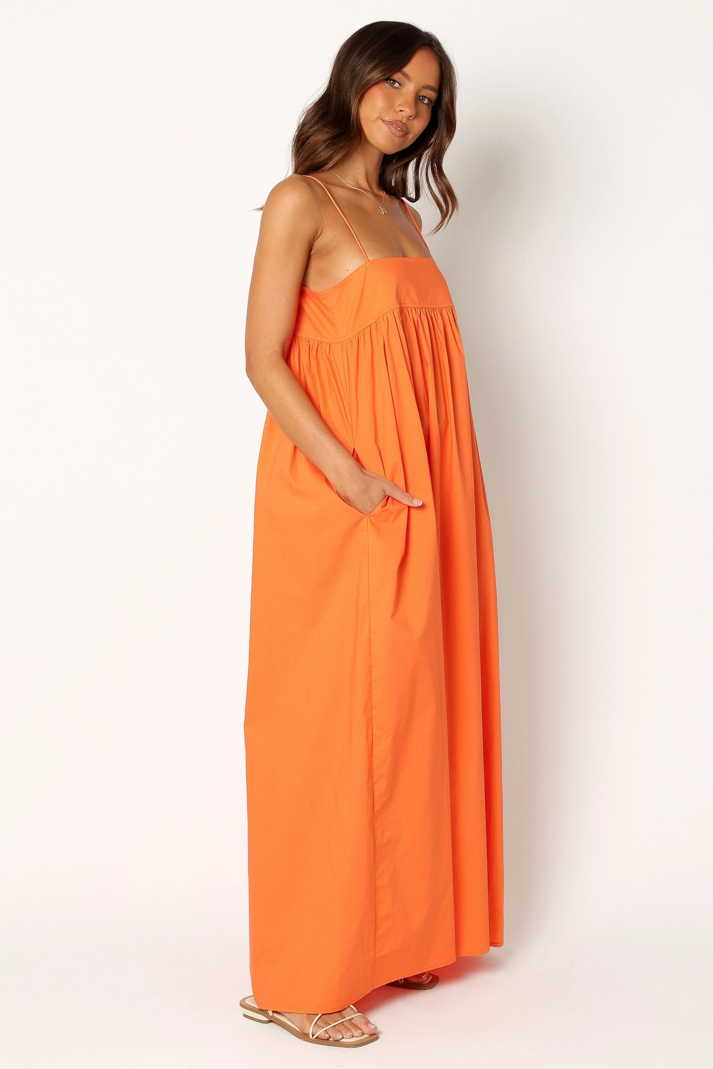 Serina Maxi Dress - Orange - Image 11