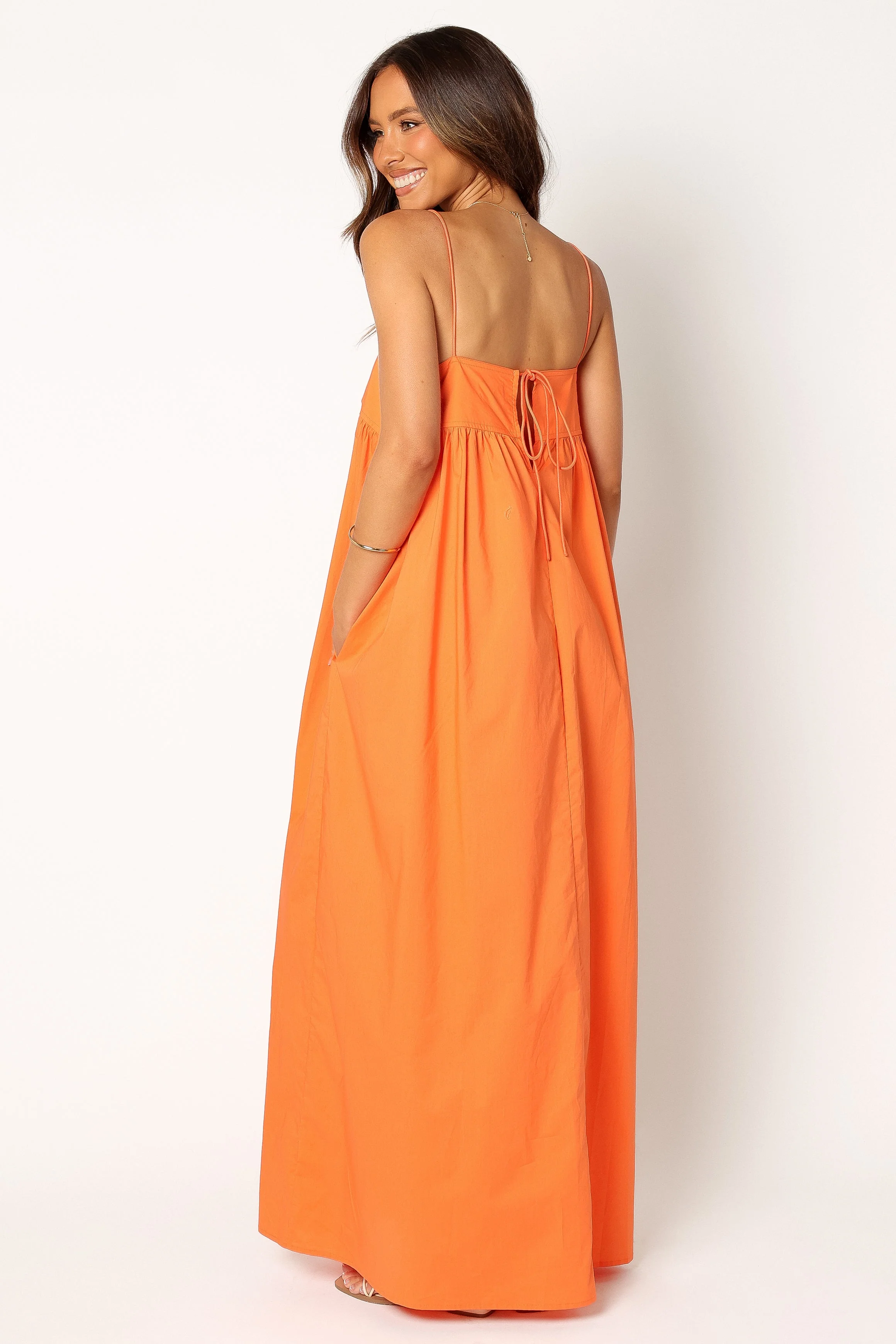 Serina Maxi Dress - Orange - Image 4