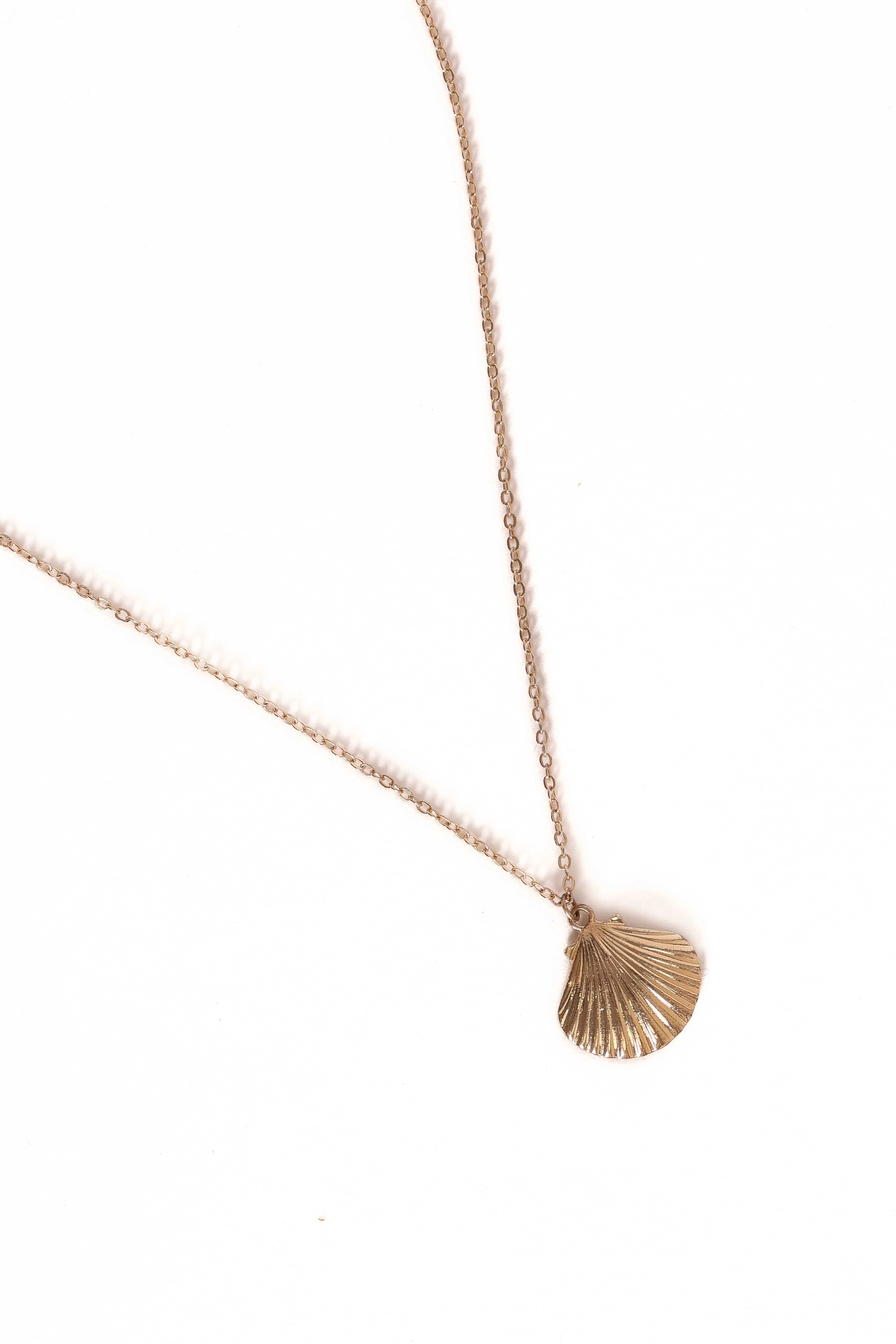 Shell Necklace - Gold - Image 2