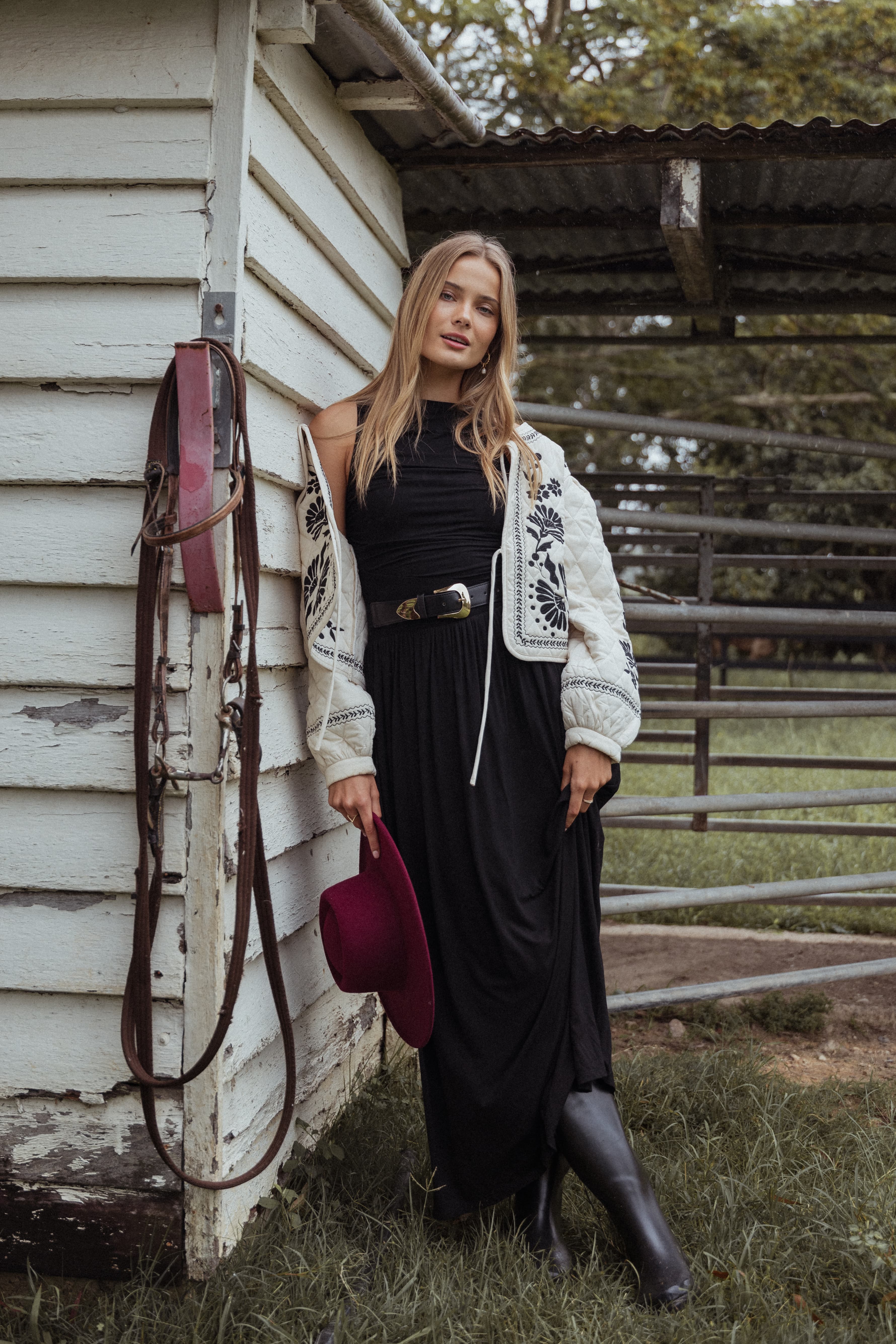 Shirley Maxi Dress - Black - Image 8