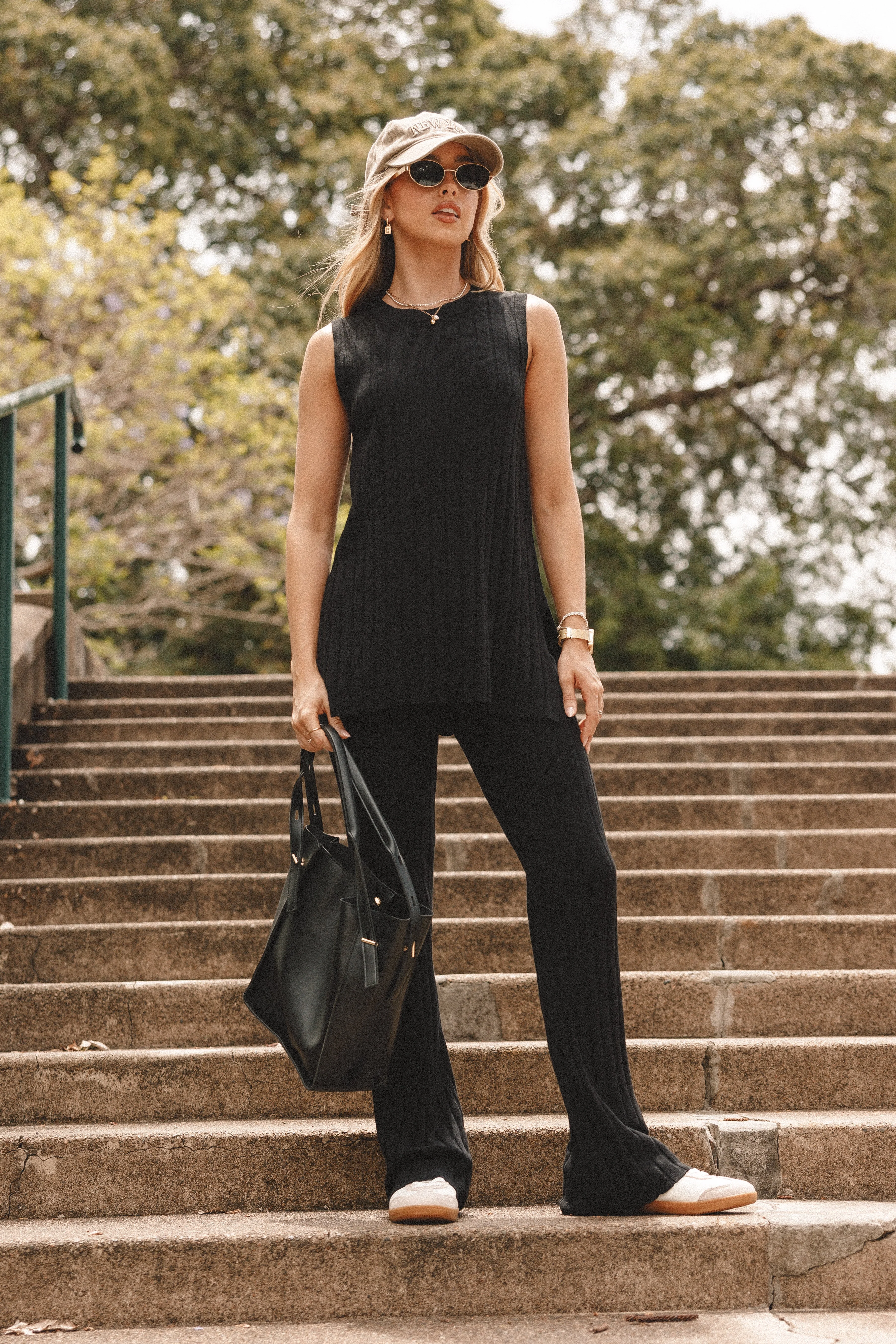 Silvie Knitted Set - Black - Image 2