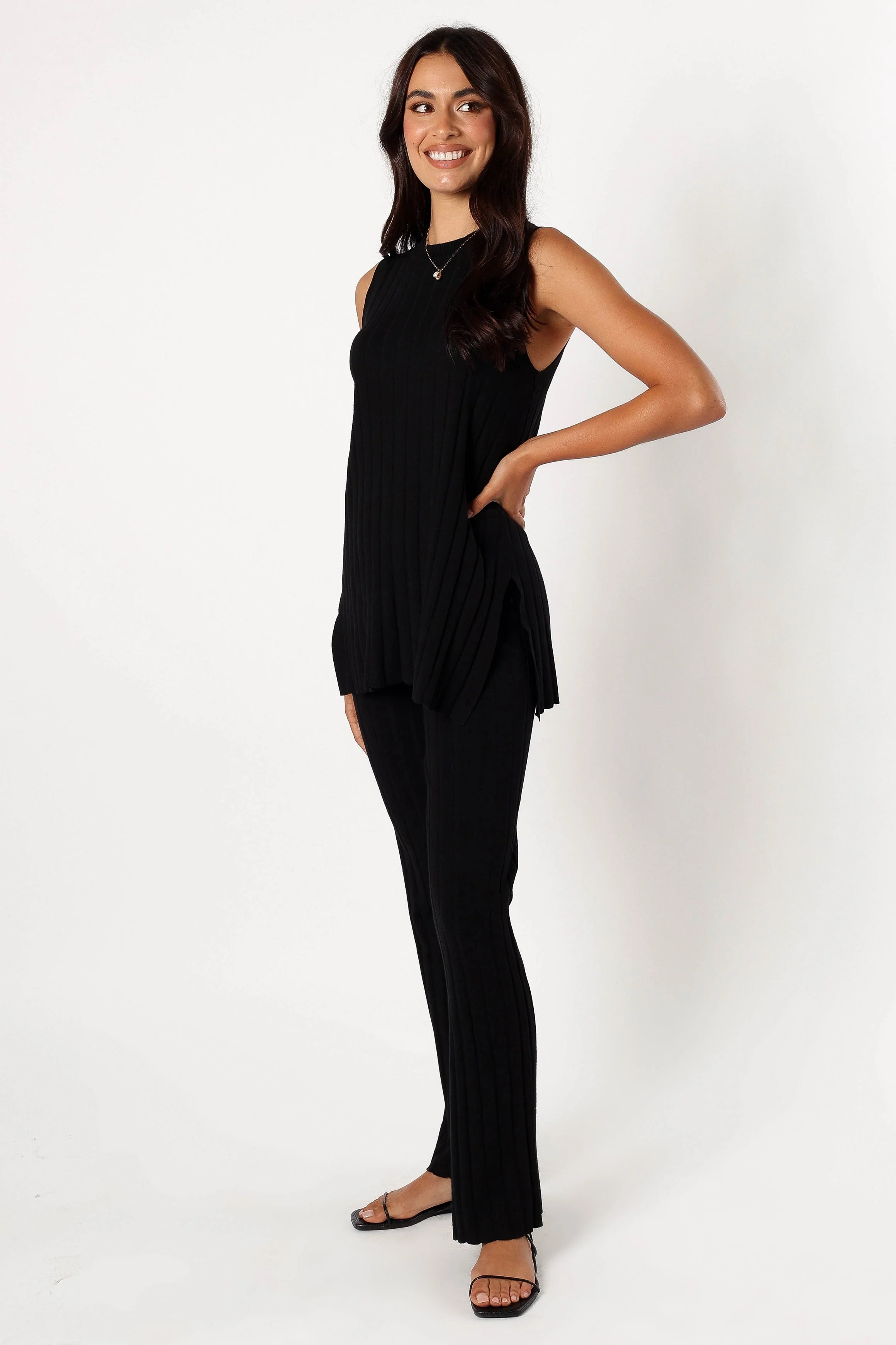 Silvie Knitted Set - Black - Image 3