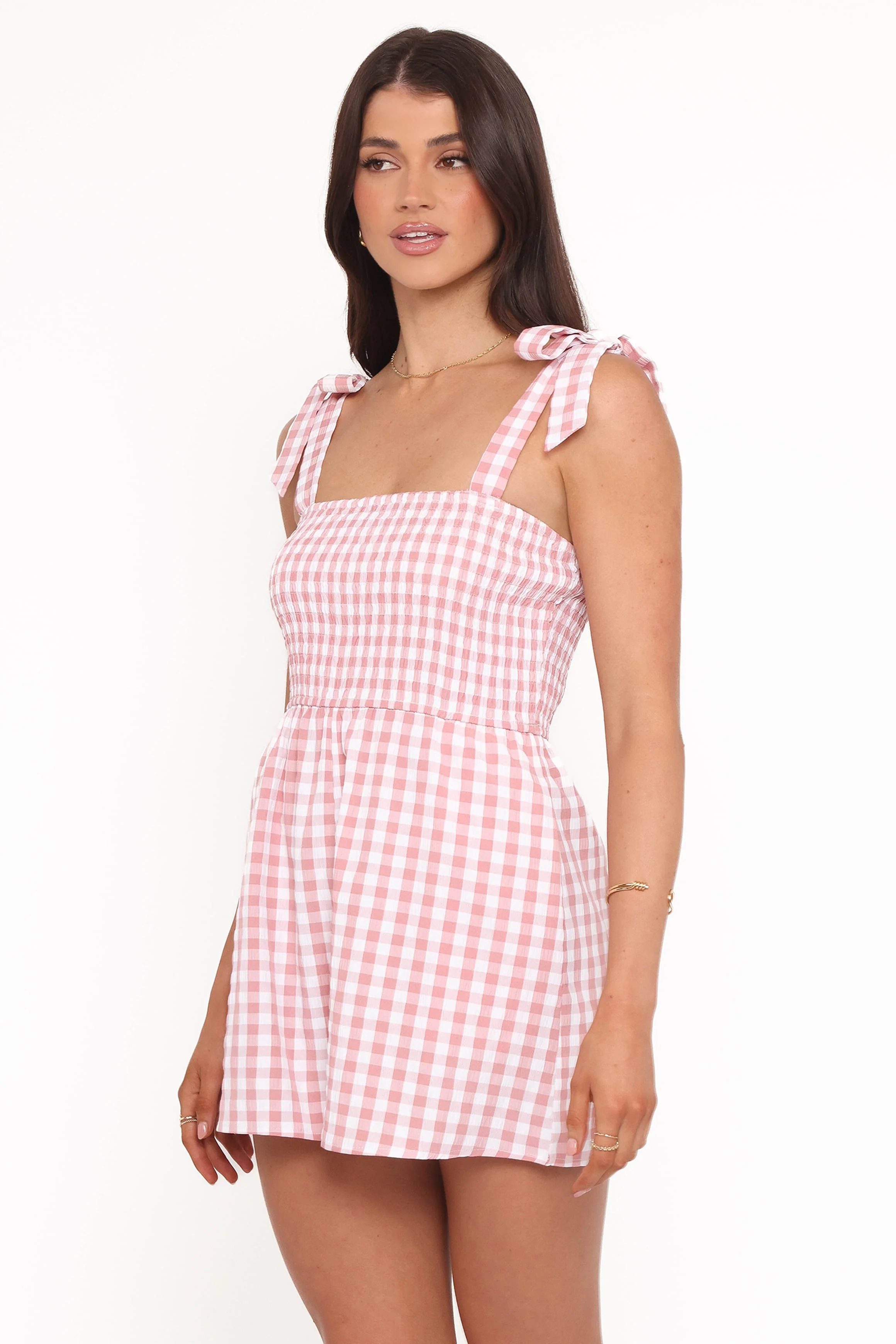 Simo Playsuit - Rose Gingham - Image 3