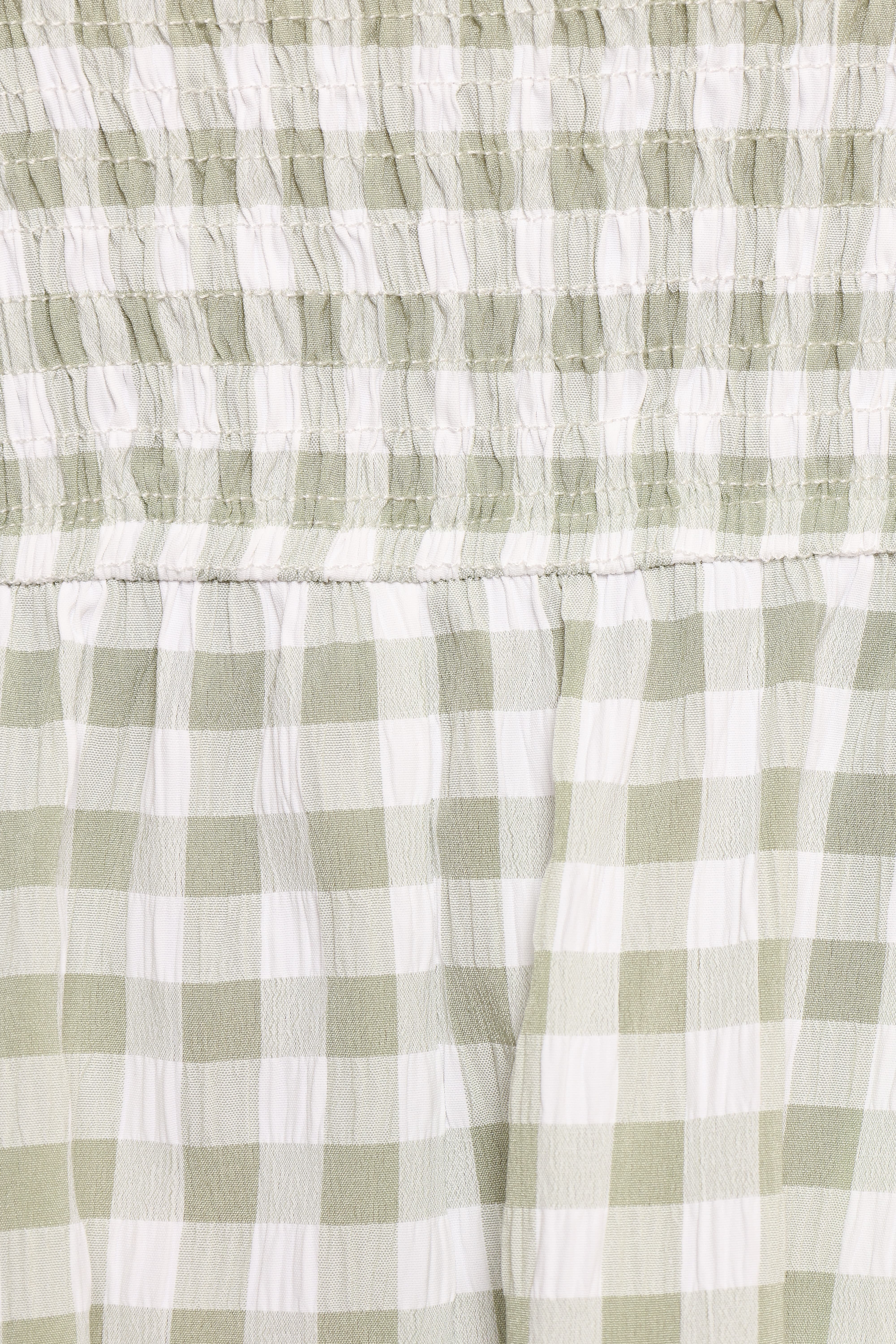 Simo Playsuit - Light Green Gingham - Image 7