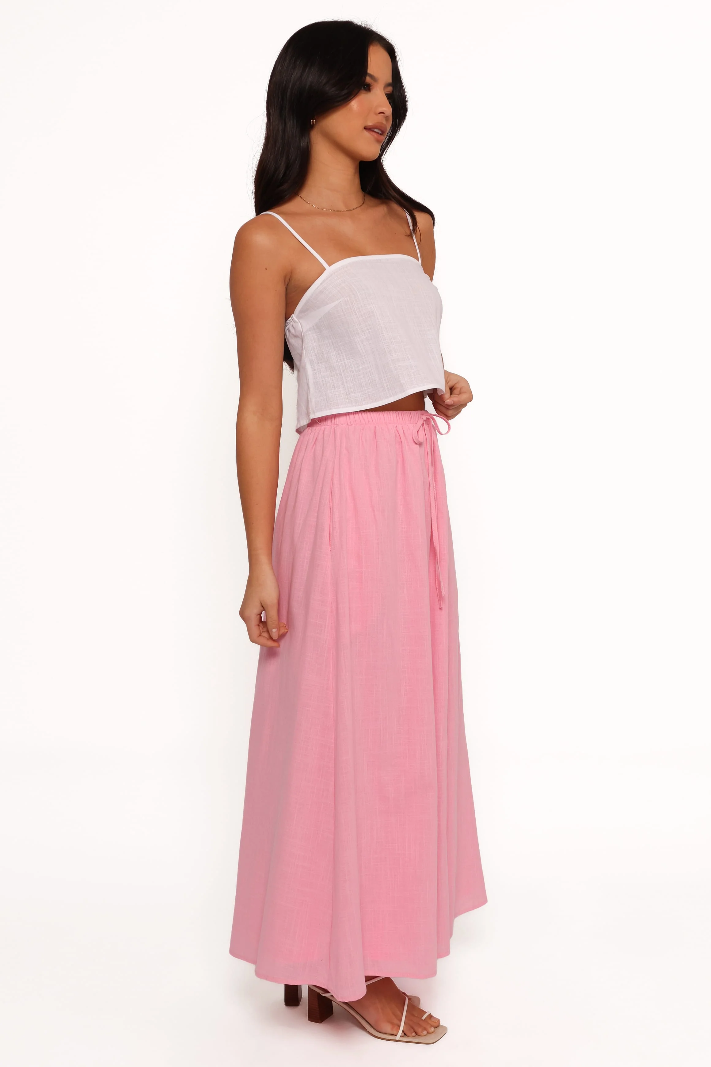 Simone Skirt Set - White Pink - Image 6