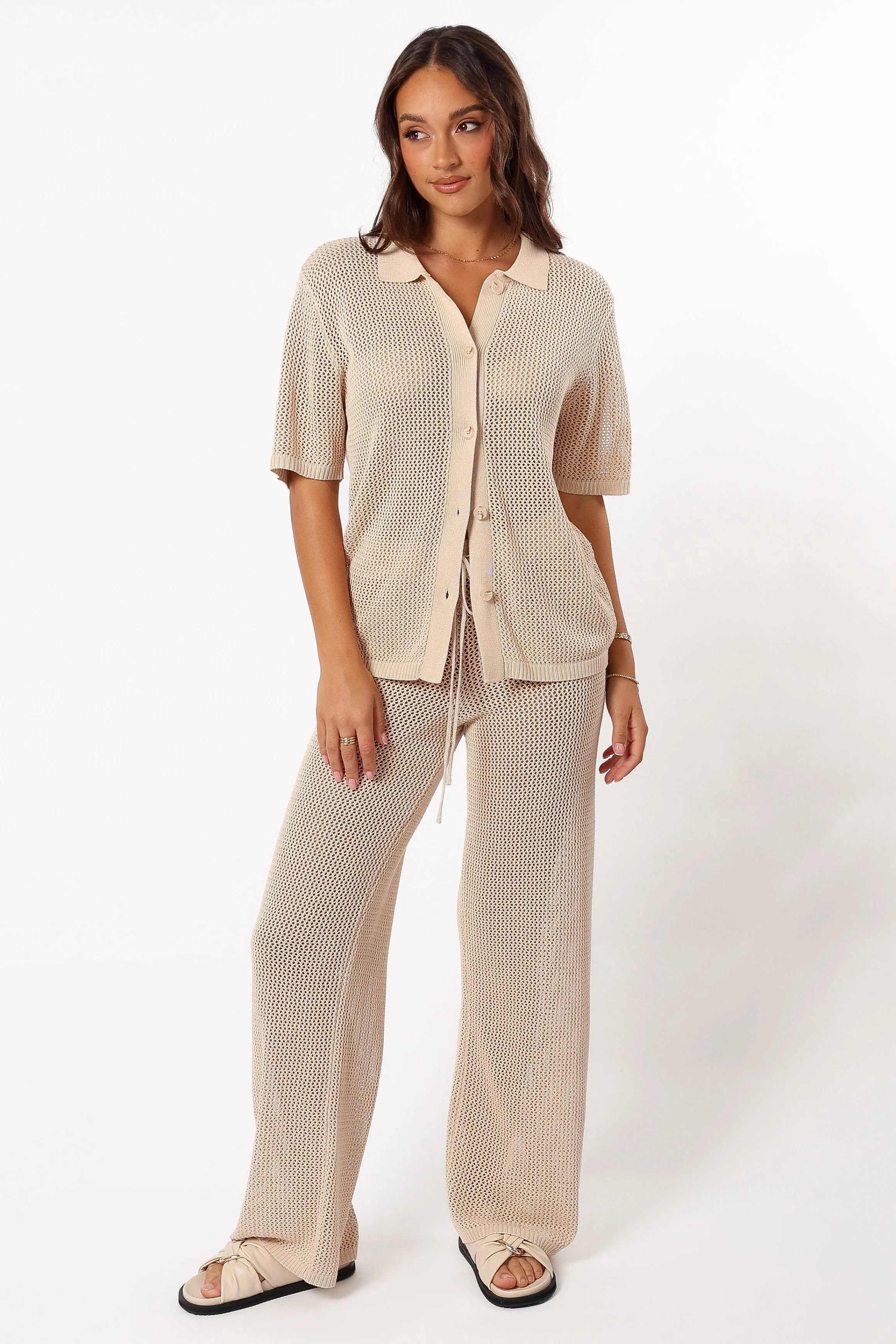 Smith Knit Pant - Sand - Image 3