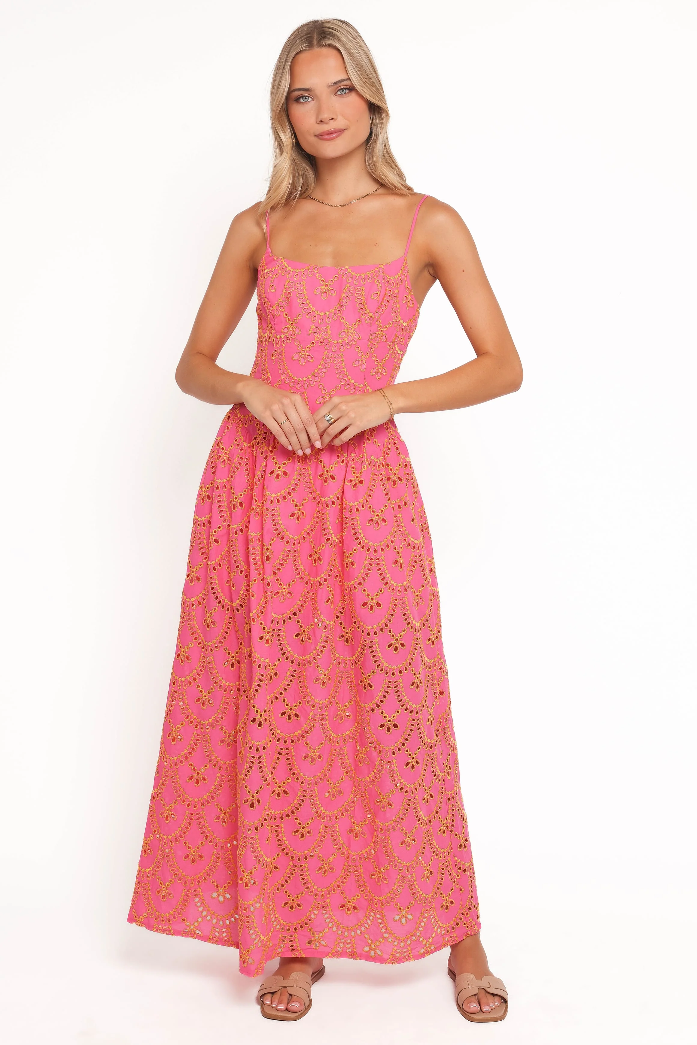Sonny Maxi Dress - Pink/Orange - Image 5