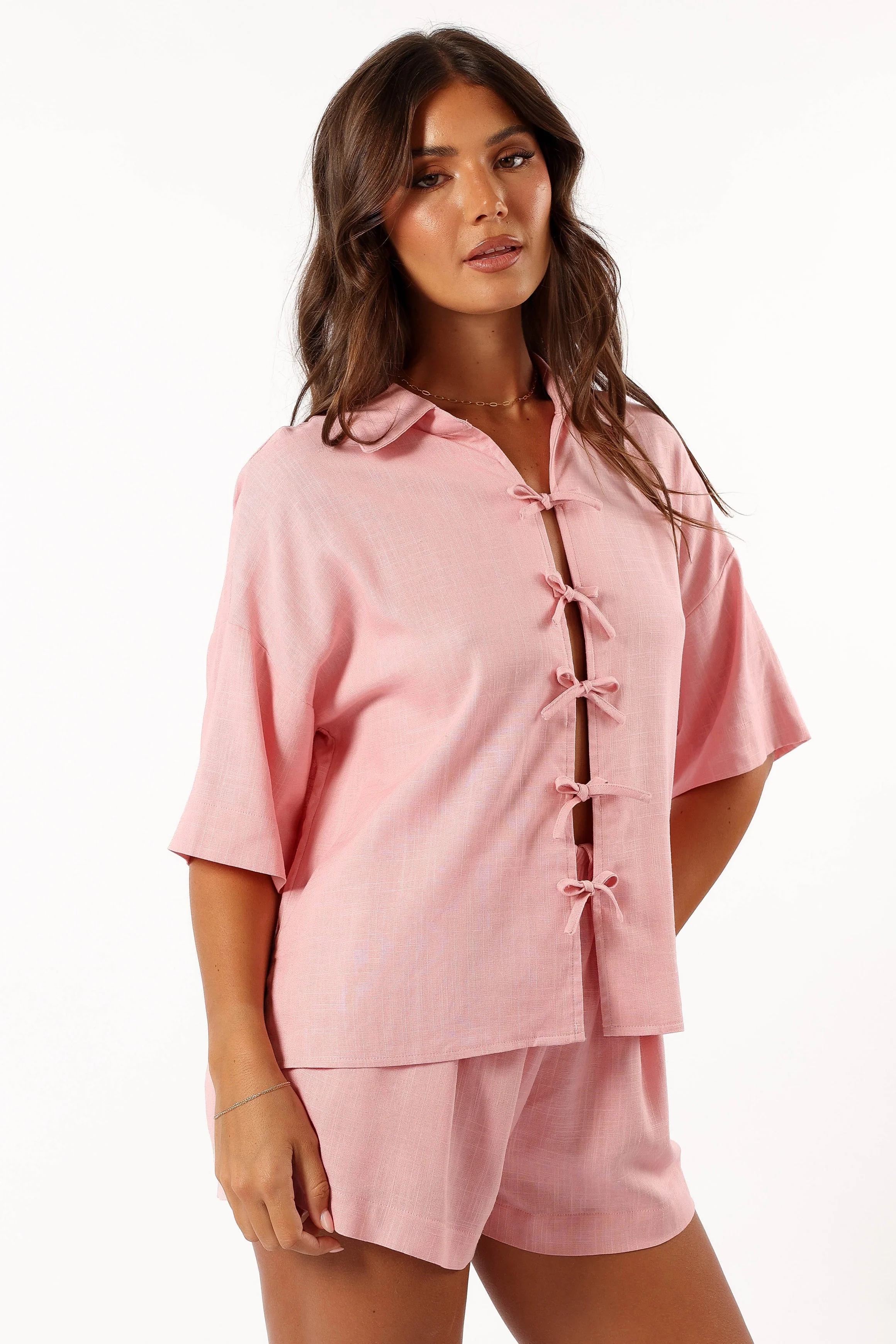 Stanley Short Sleeve Top - Pink - Image 5