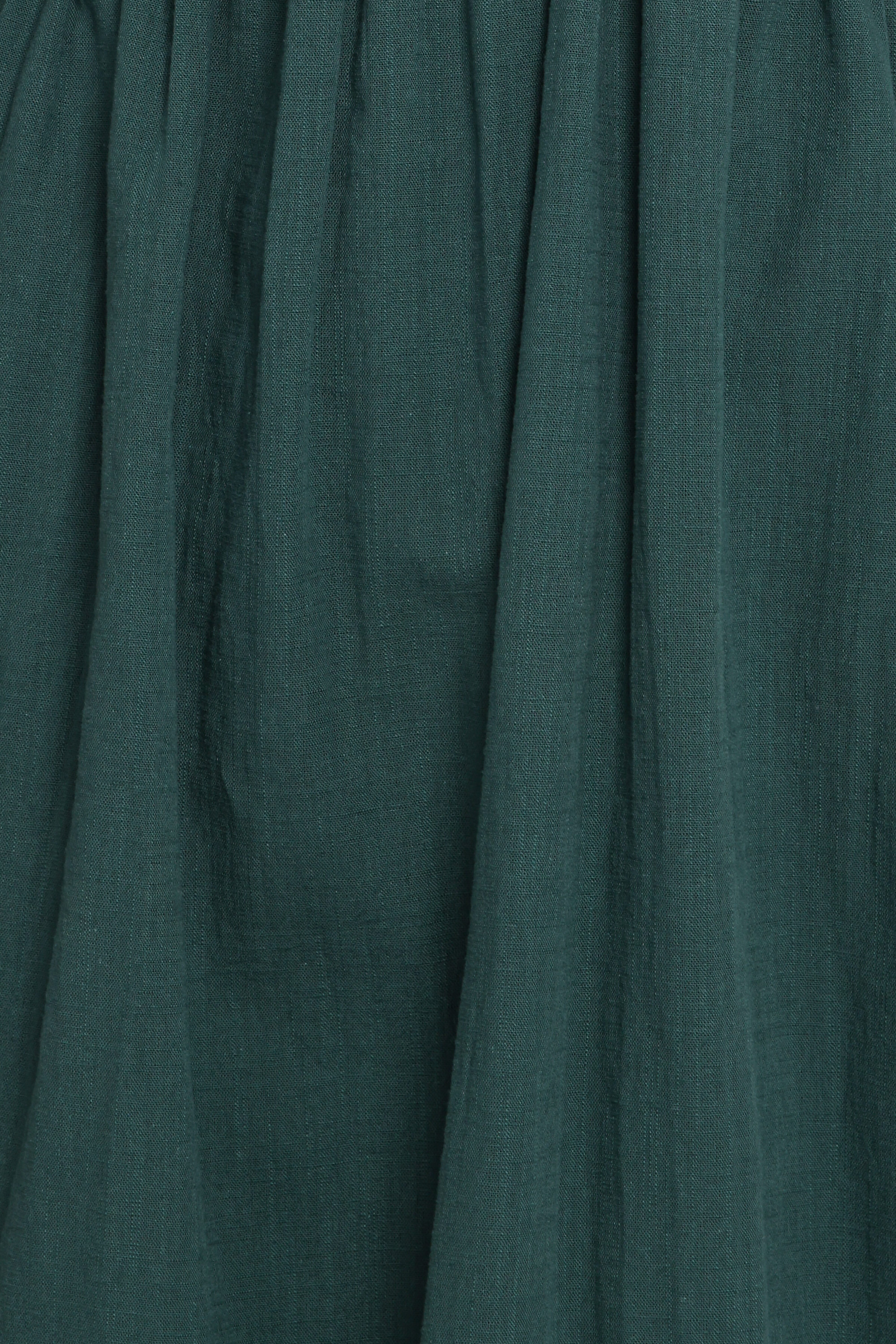 Sullivan Puff Sleeve Maxi Dress - Forest Green - Image 7