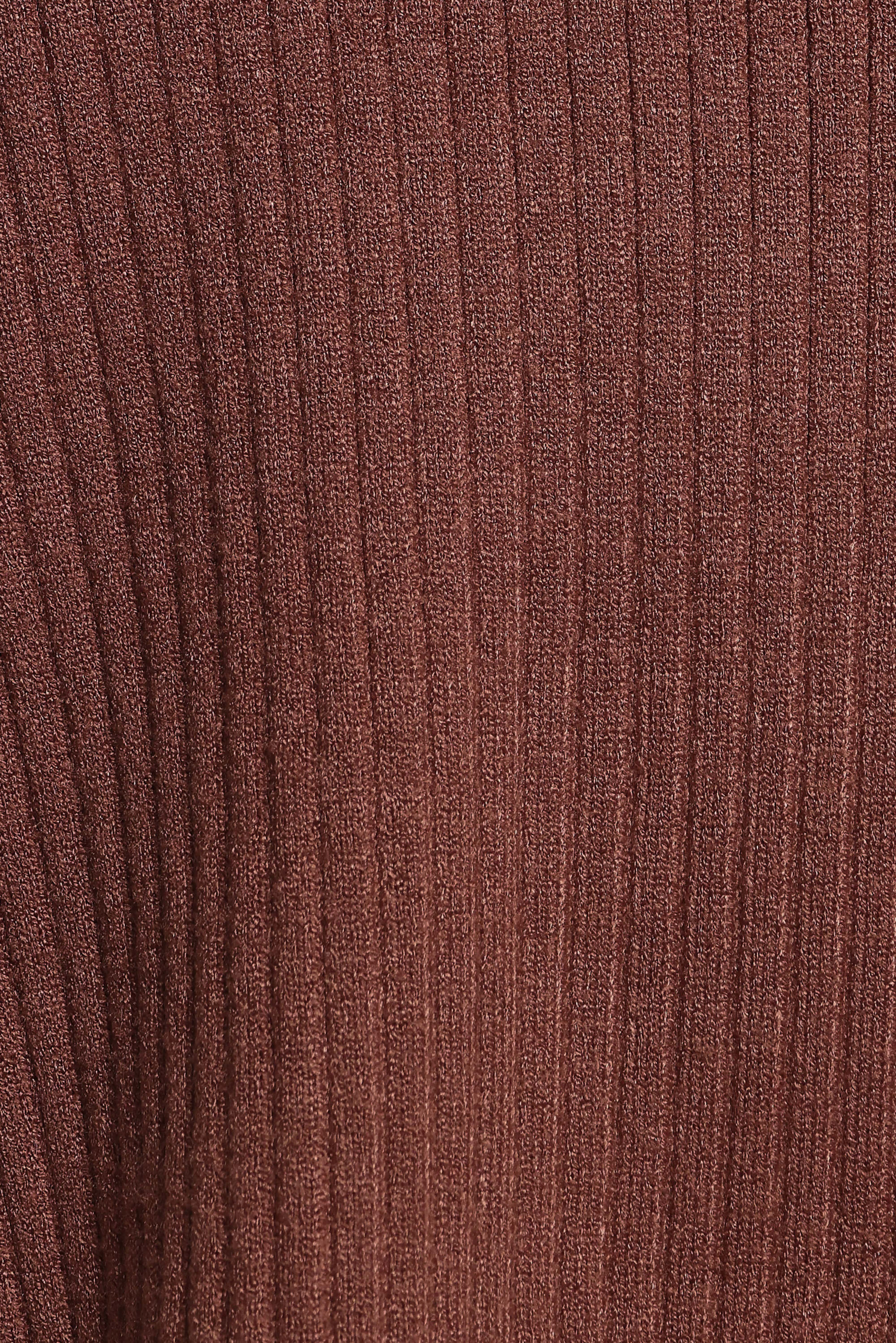 Sylvie Knitted Top - Brown Cream - Image 5
