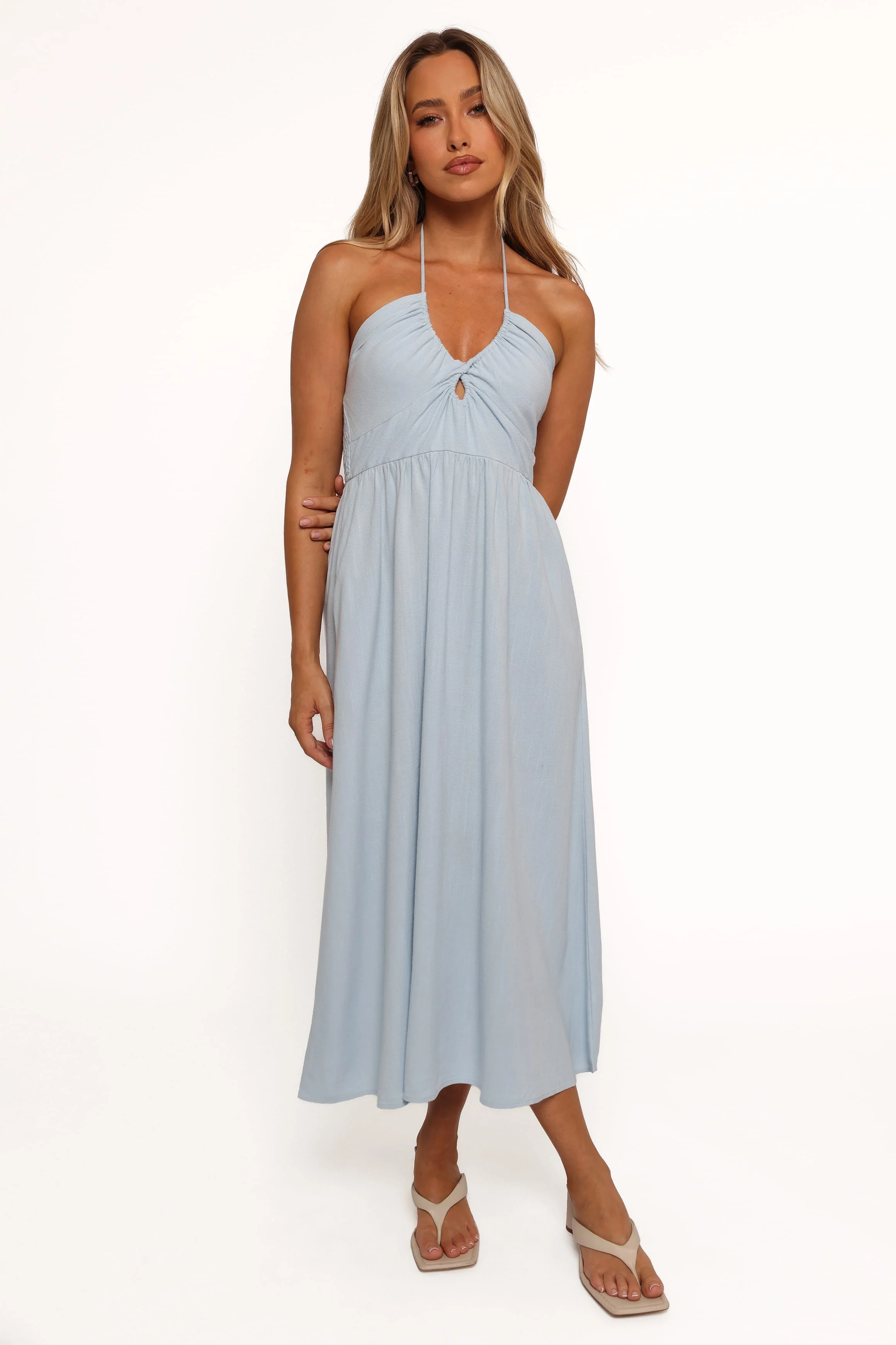 Tanner Midi Dress - Light Blue - Image 2
