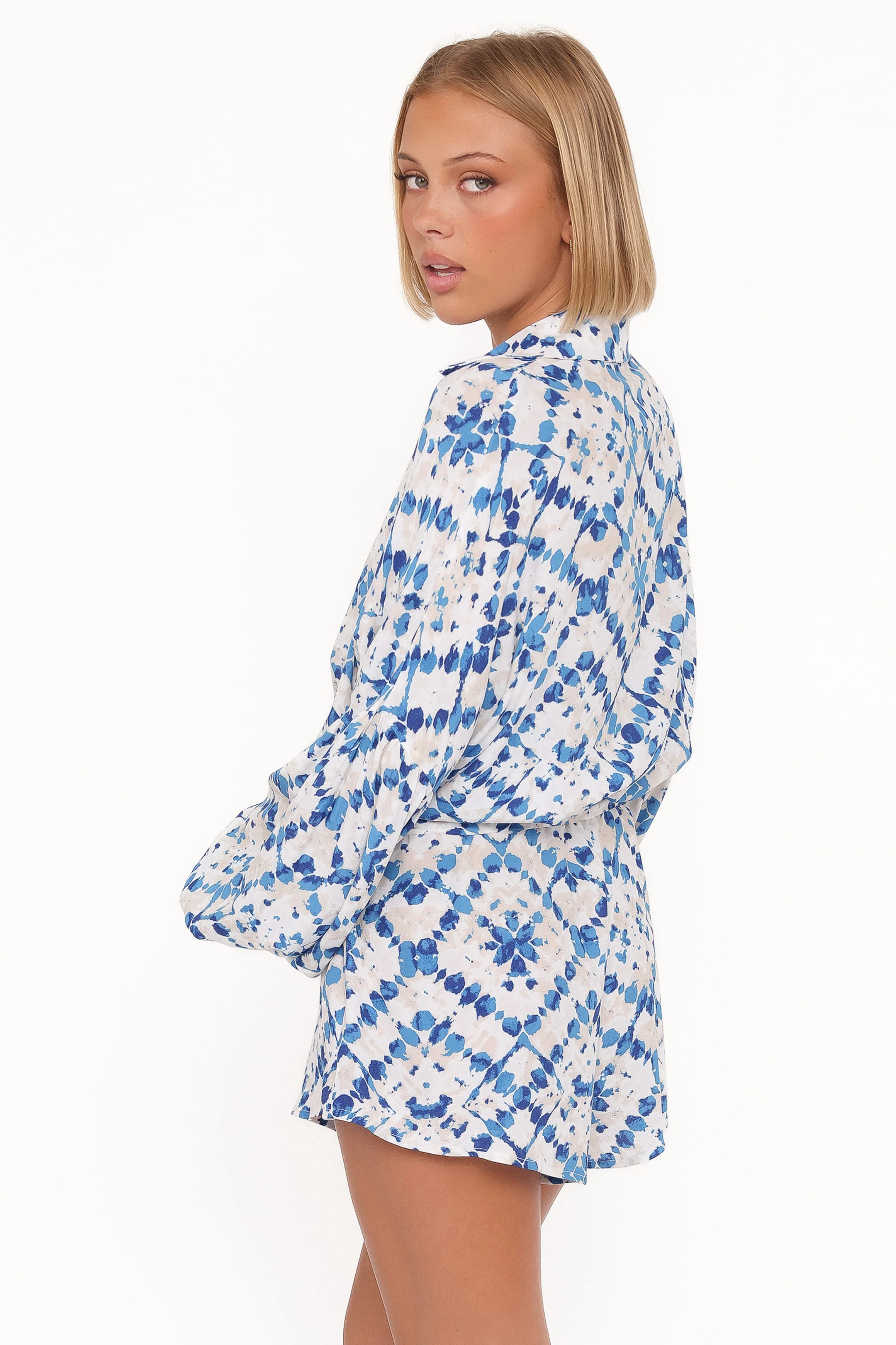 Tansy Playsuit - Blue Diamond - Image 4