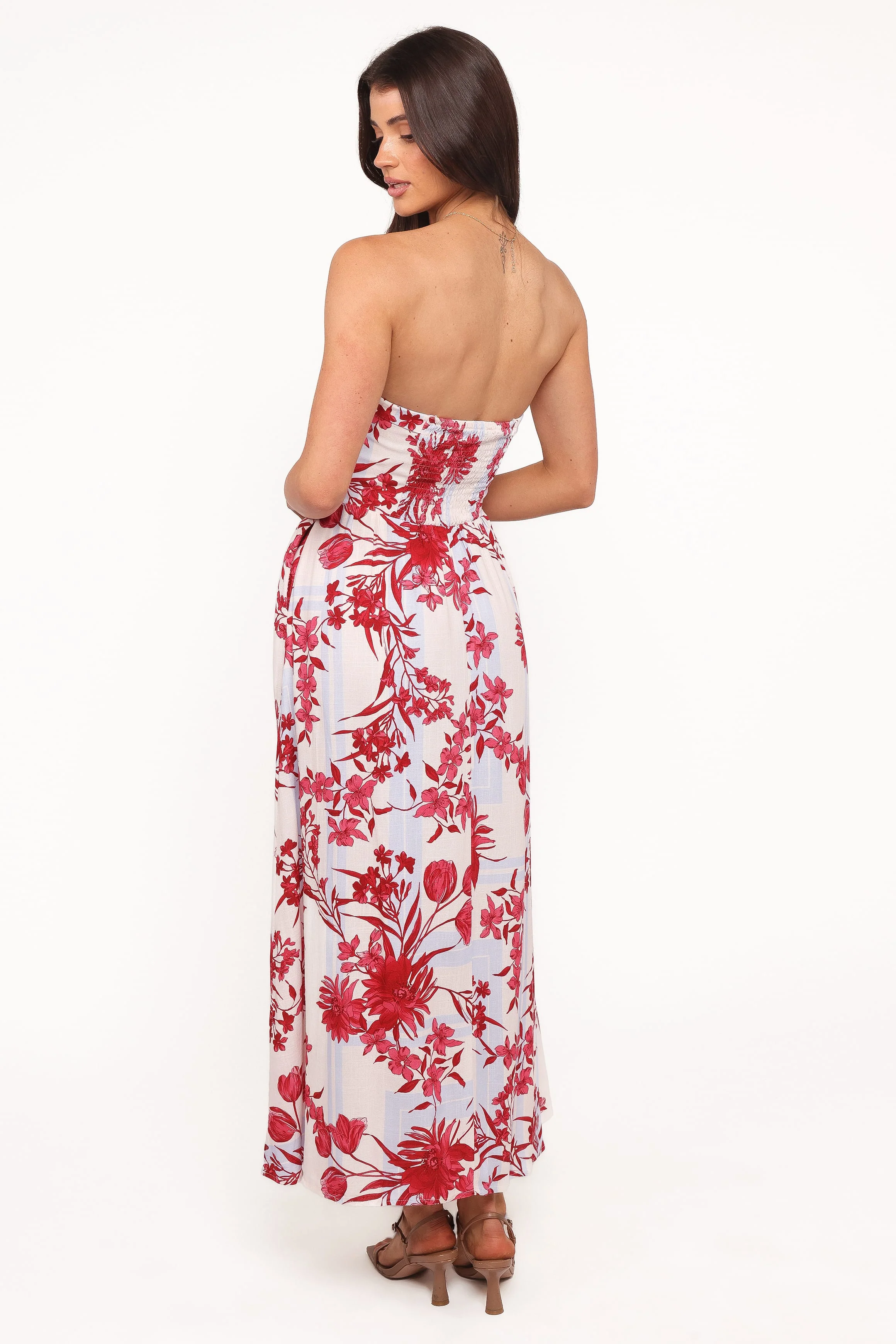Terri Midi Dress - Fuchsia Floral - Image 4