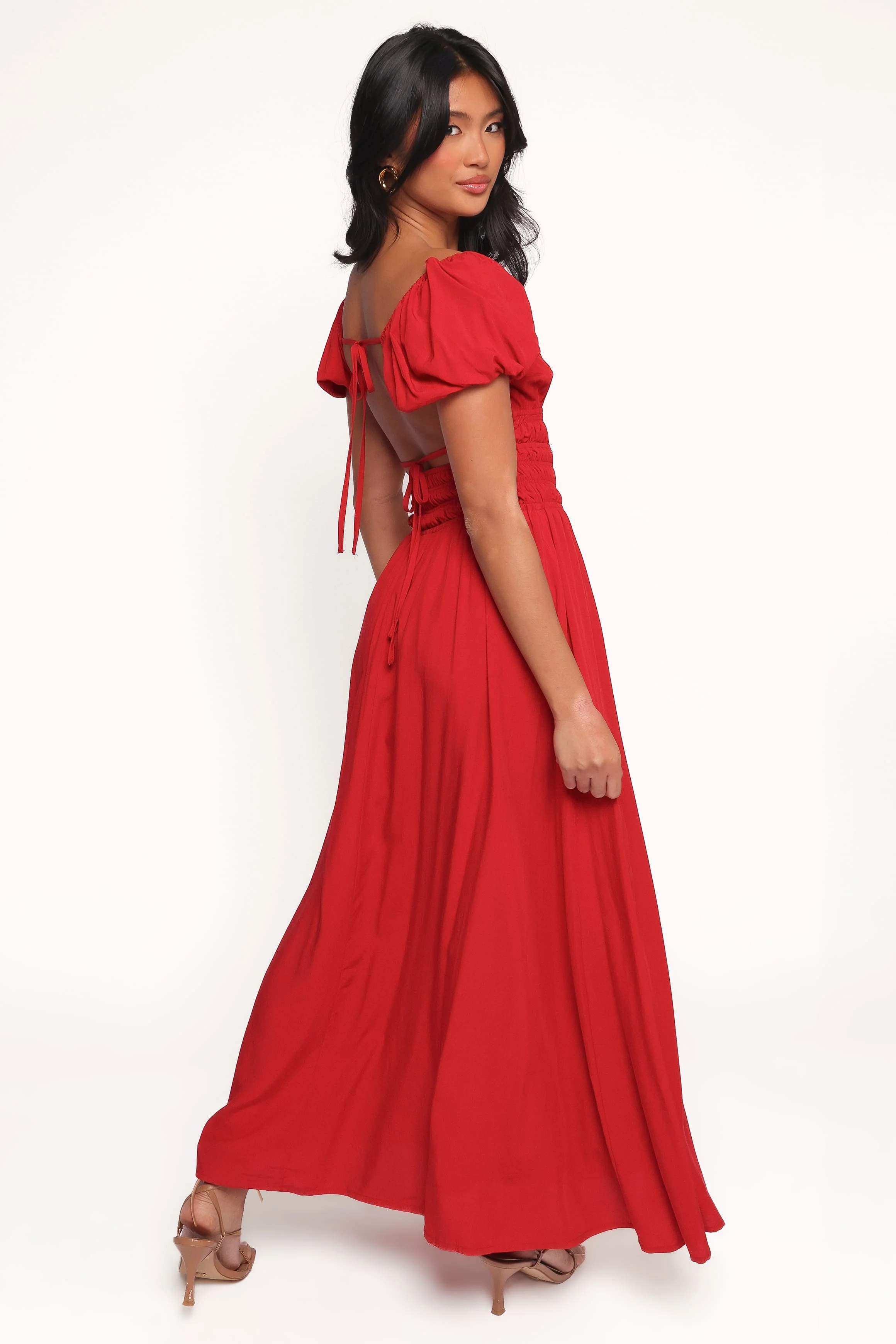 Theodora Maxi Dress - Red - Image 6