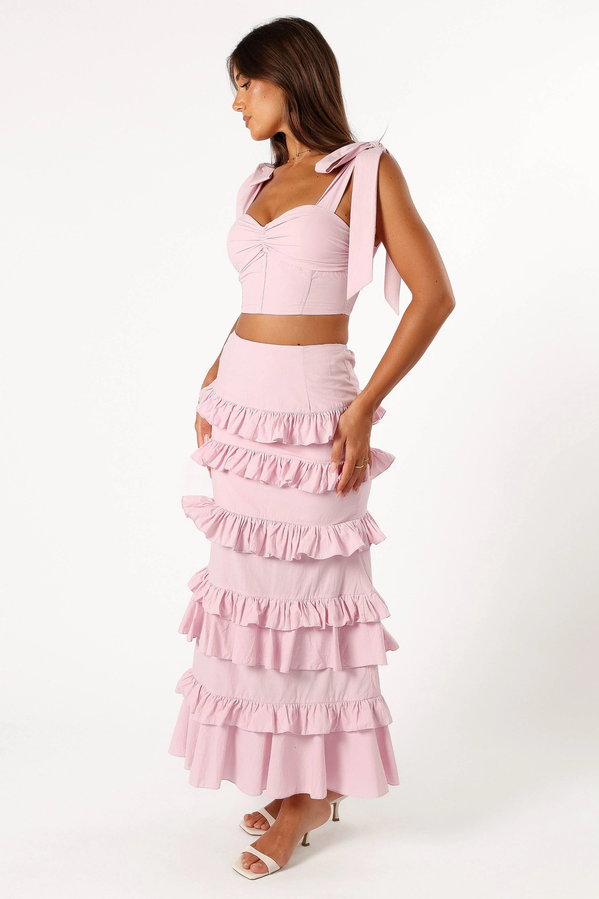 Tia Two Piece Set - Light Mauve - Image 4