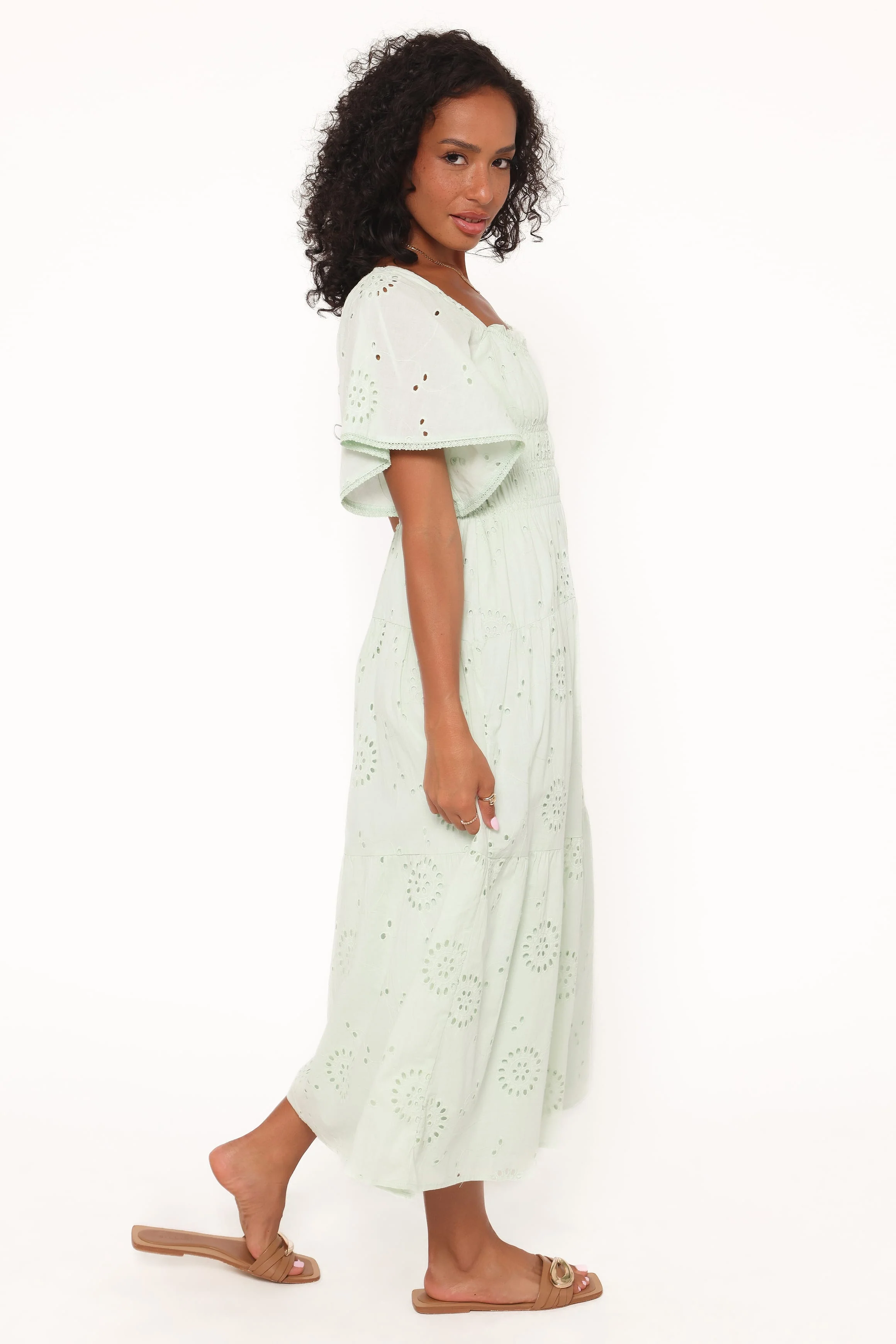 Tierney Midi Dress - Sage Green - Image 3
