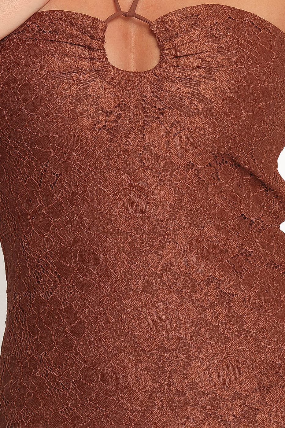 Tucker Midi Dress - Brown - Image 7