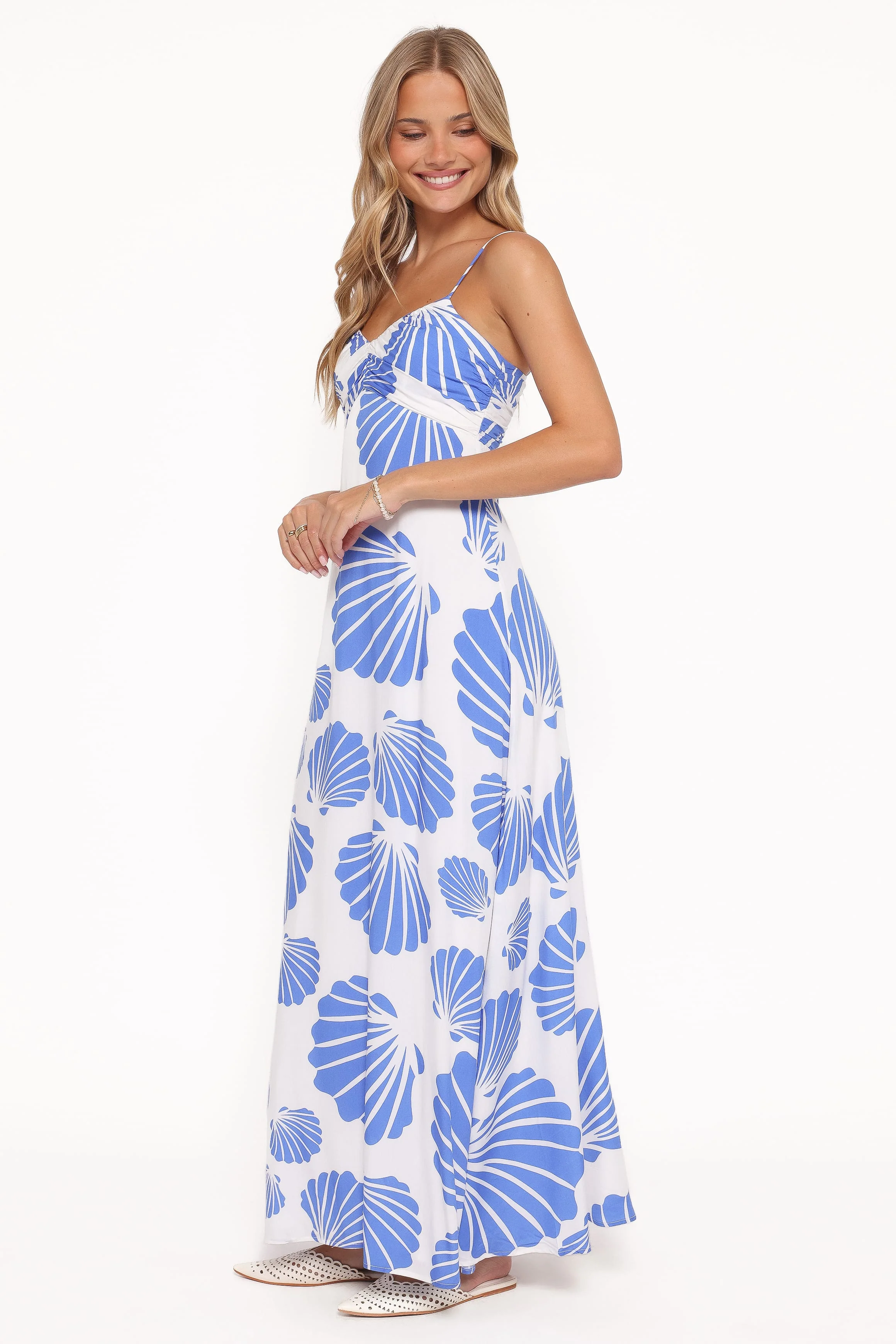 Tyla Maxi Dress - Blue Shell - Image 4