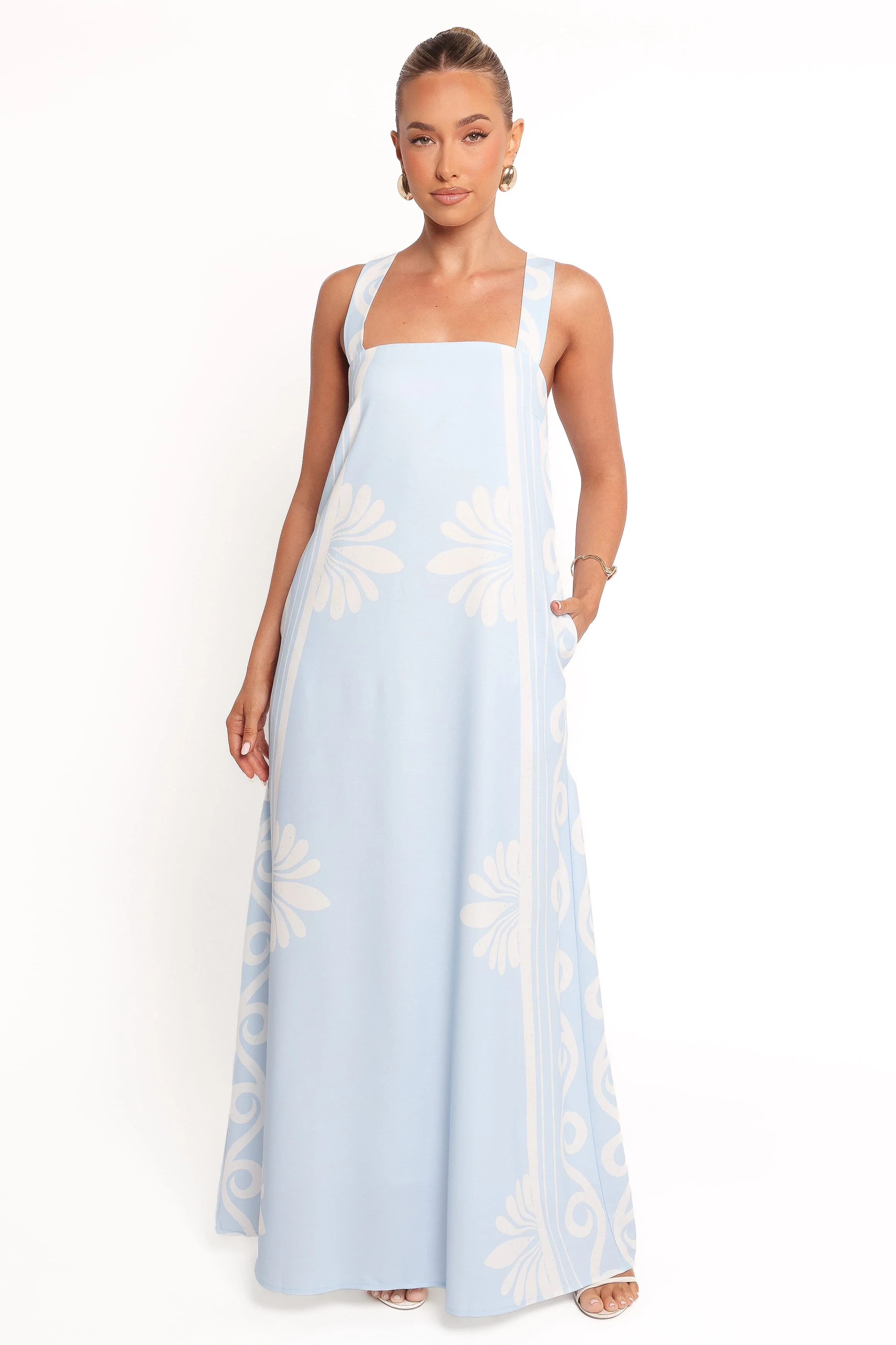 Valeria Maxi Dress - Blue - Image 6