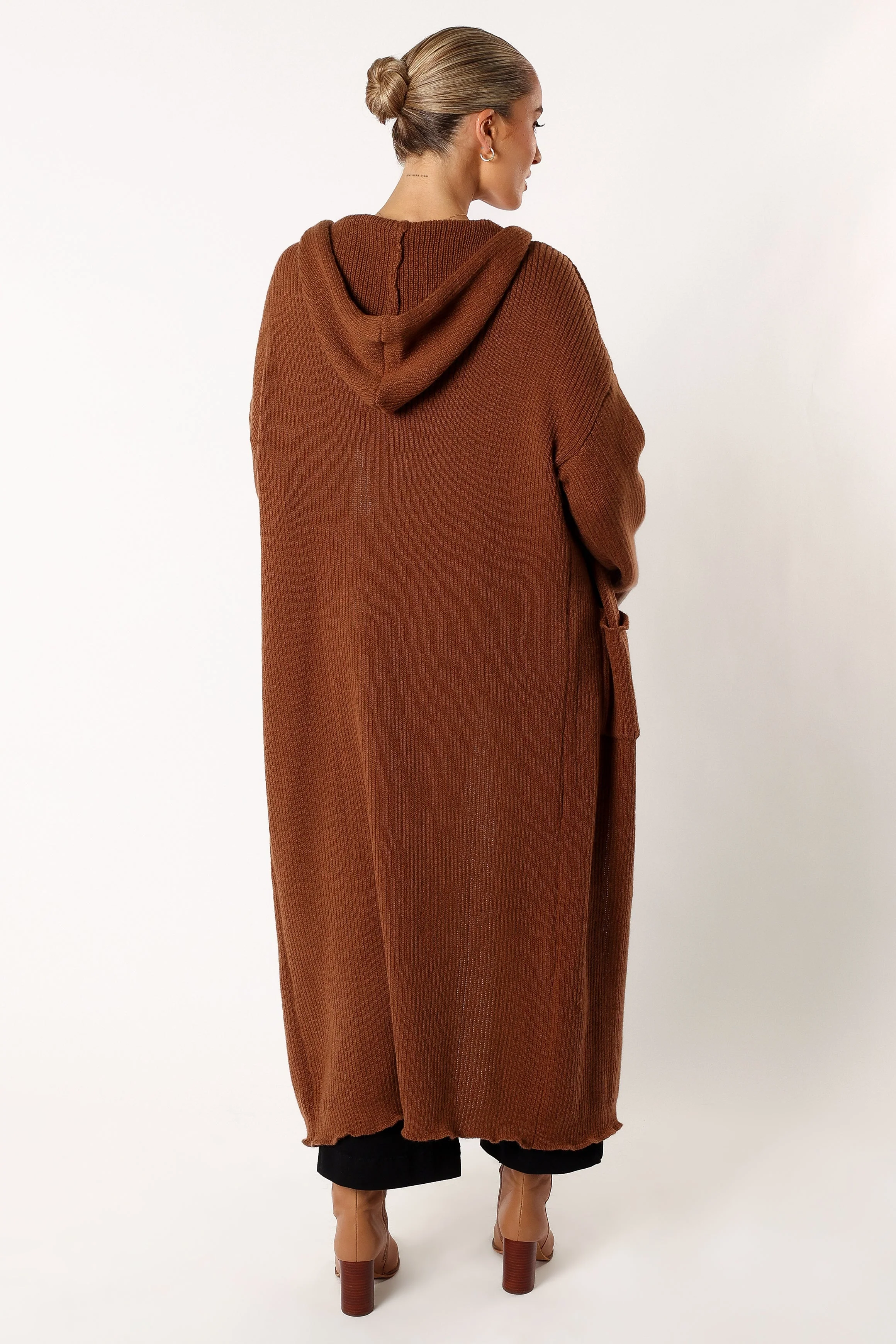 Valery Long Cardigan - Camel - Image 3