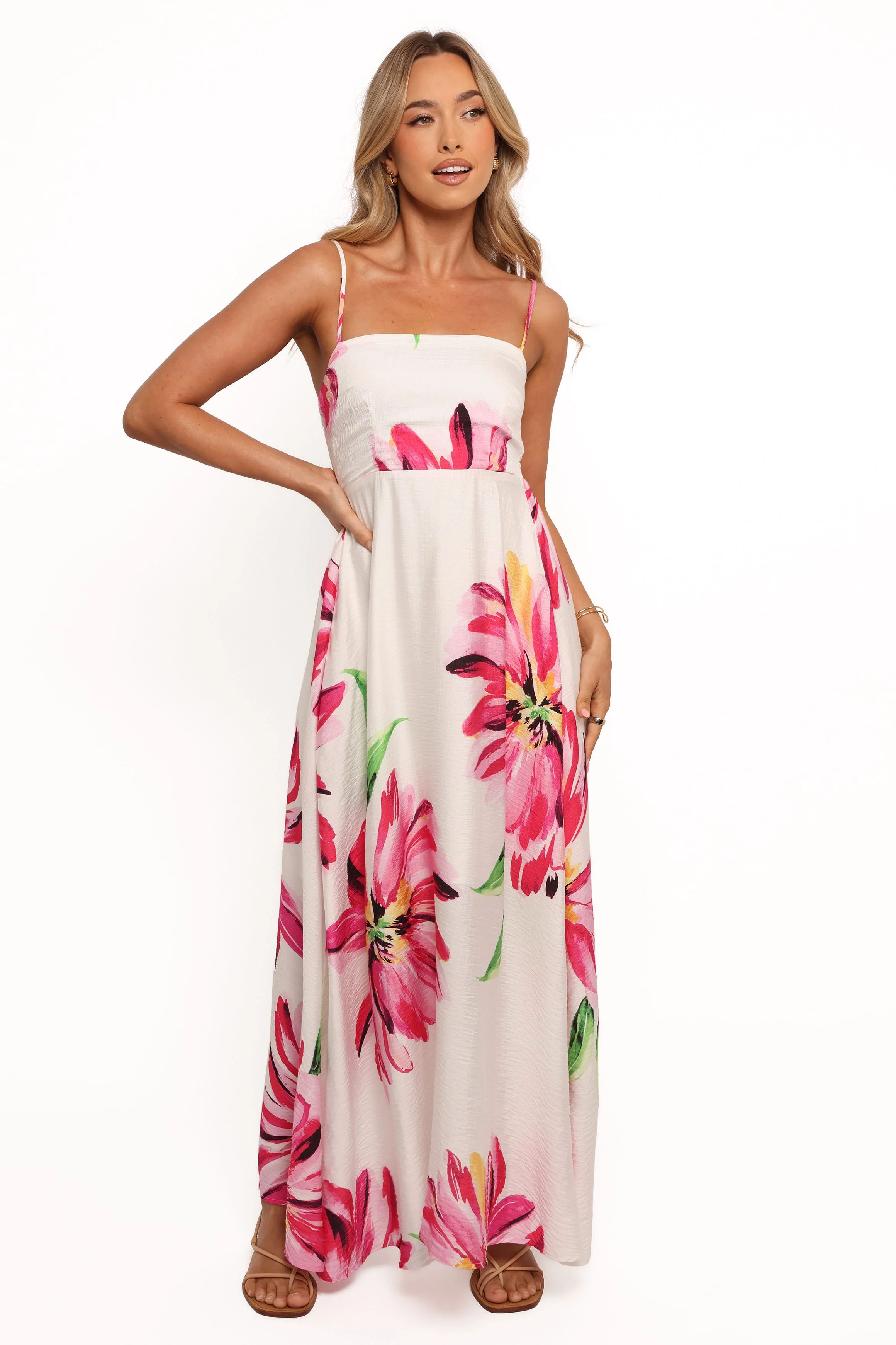 Verity Maxi Dress - Pink Floral - Image 3