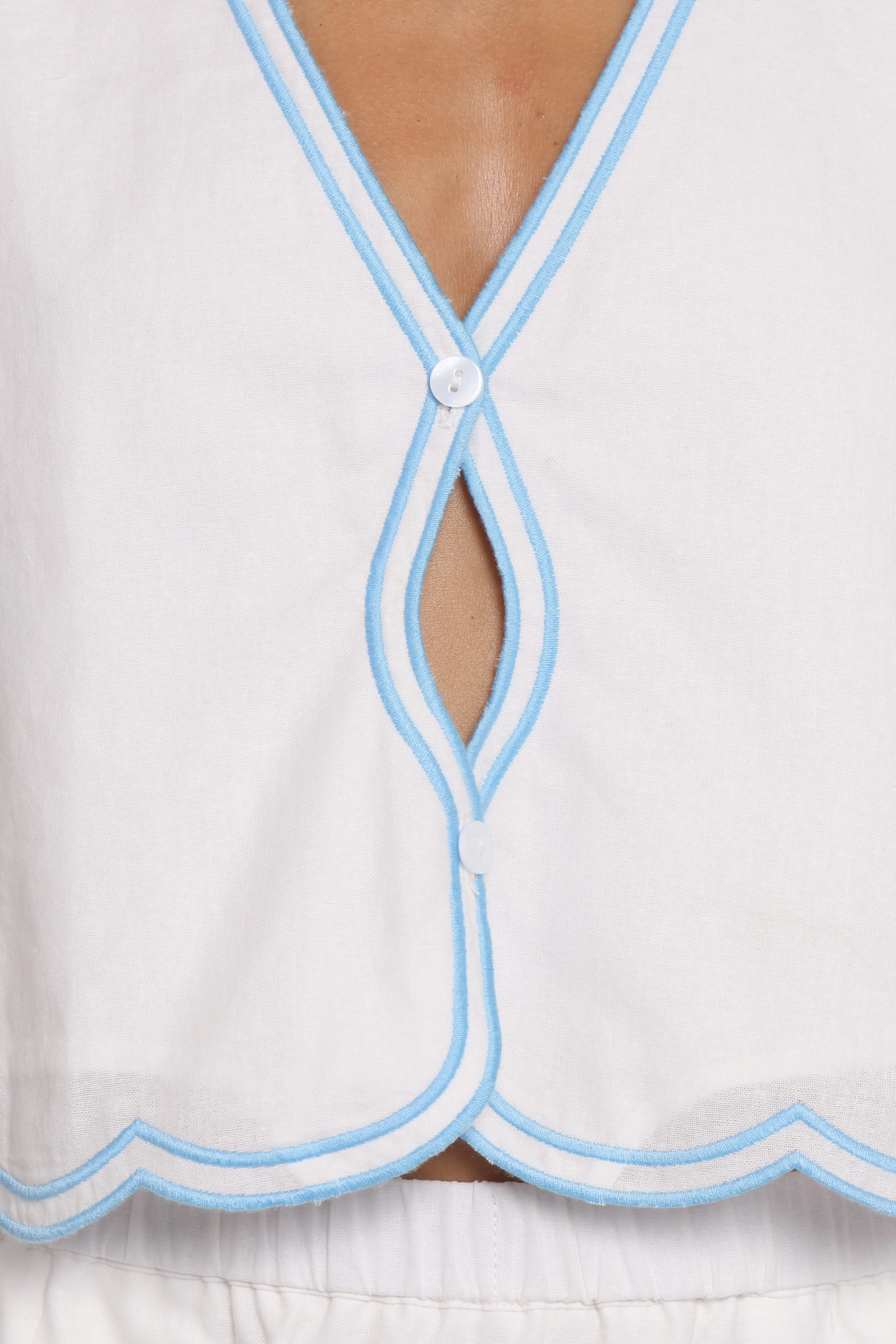Wendy Mini Skirt Set - White - Image 7