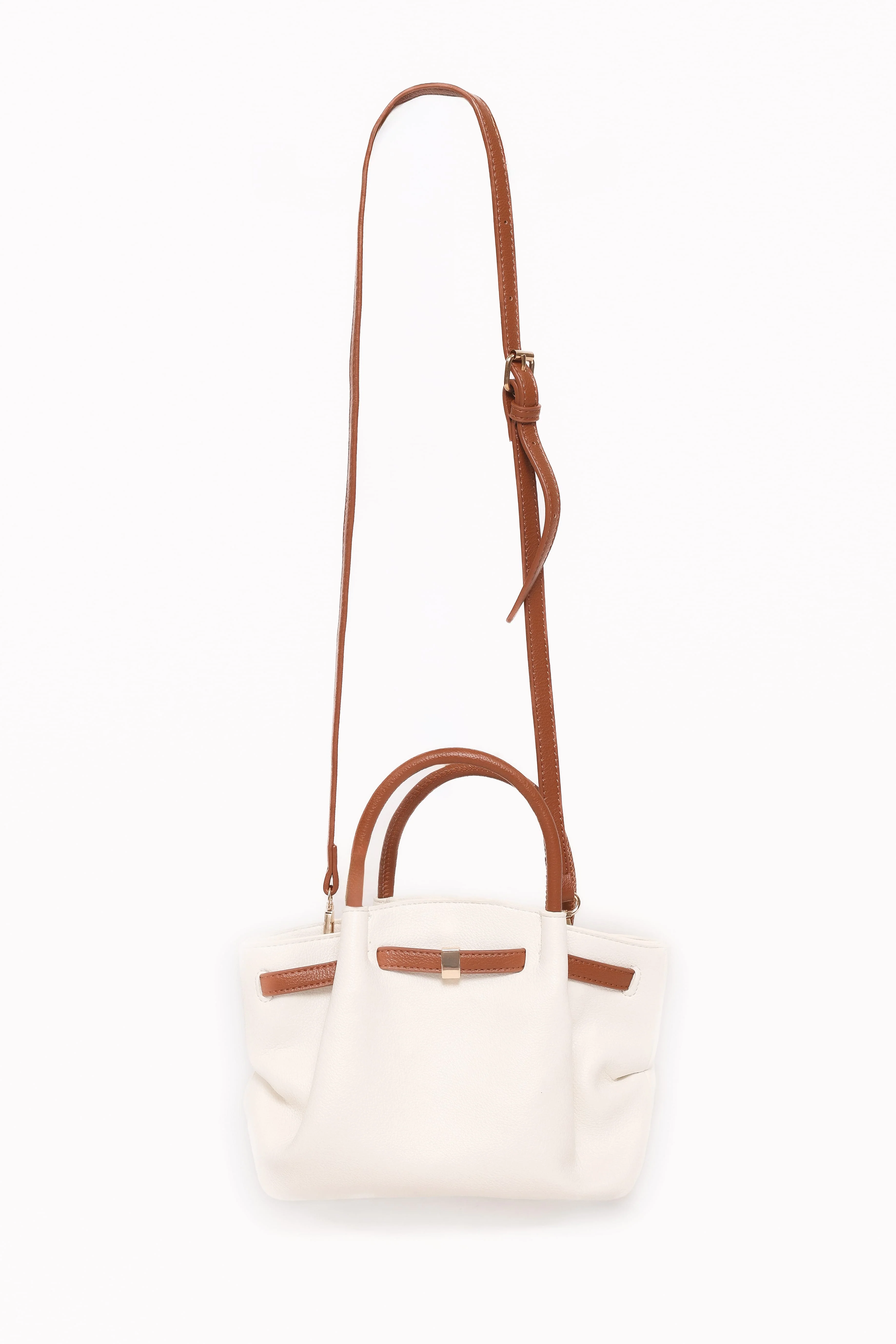 Willow Bag - White/Brown - Image 4