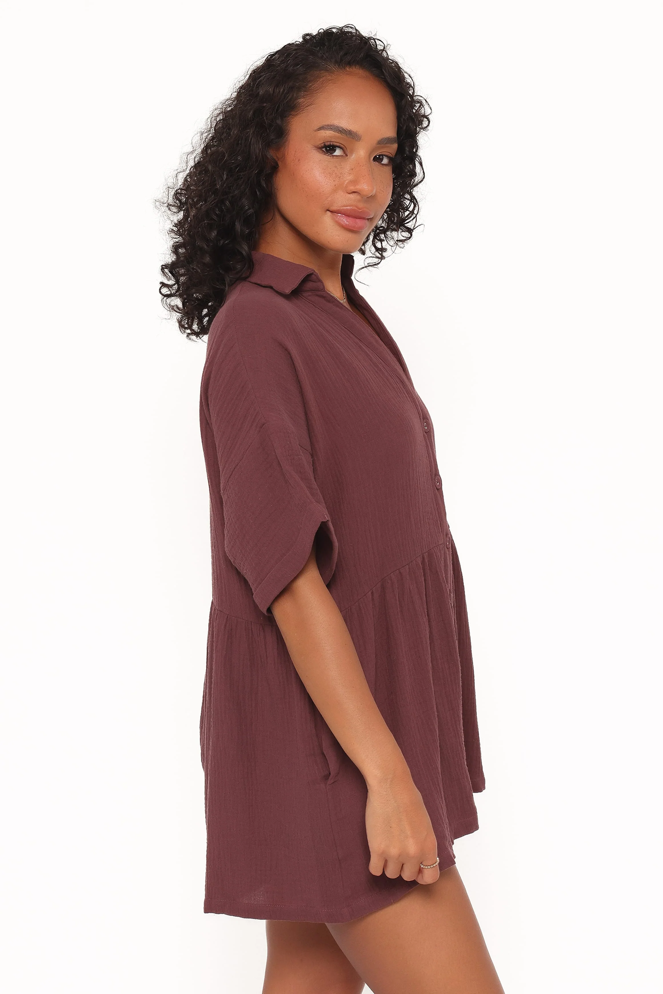 Winny Playsuit -  Chocolate - Image 3
