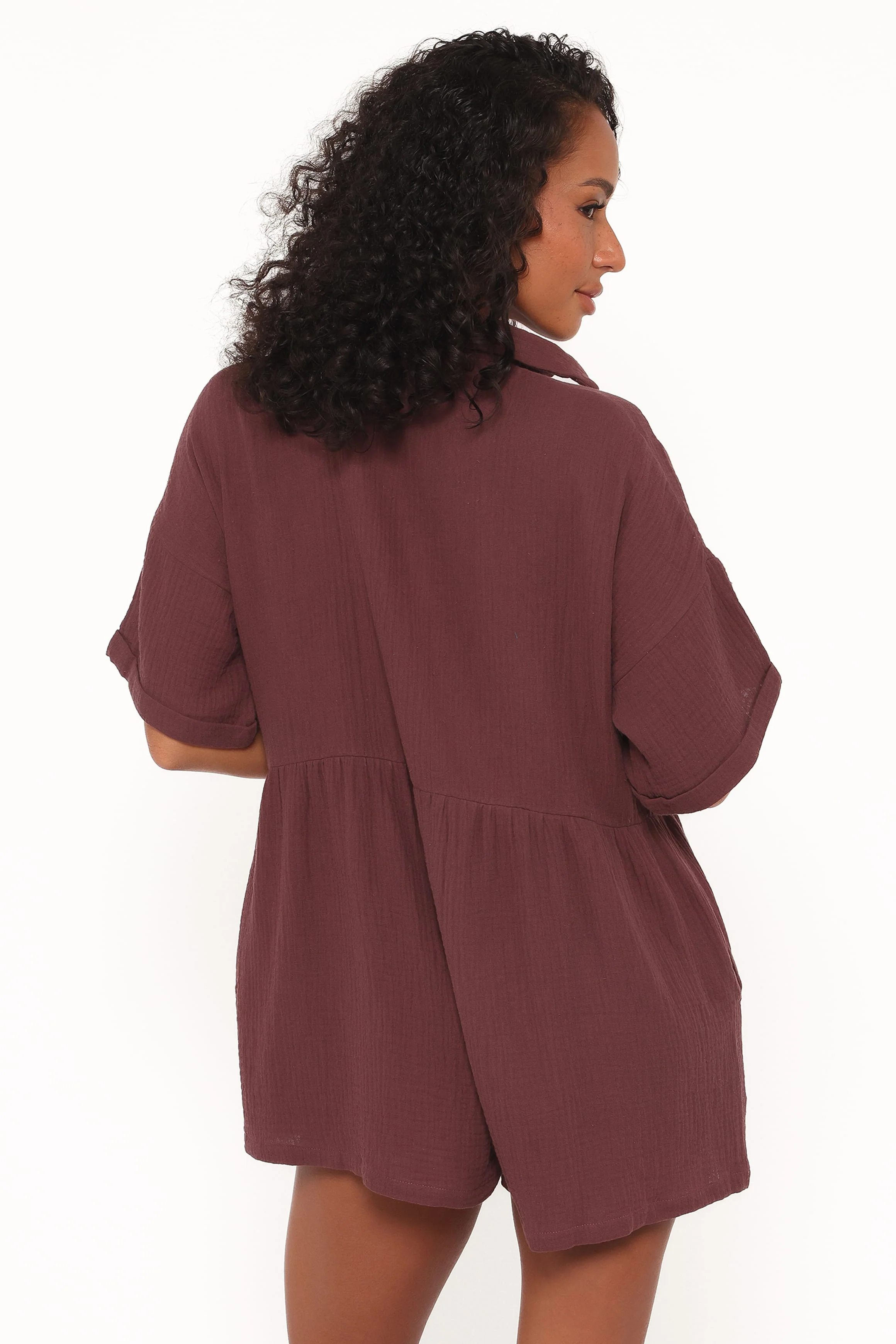 Winny Playsuit -  Chocolate - Image 4