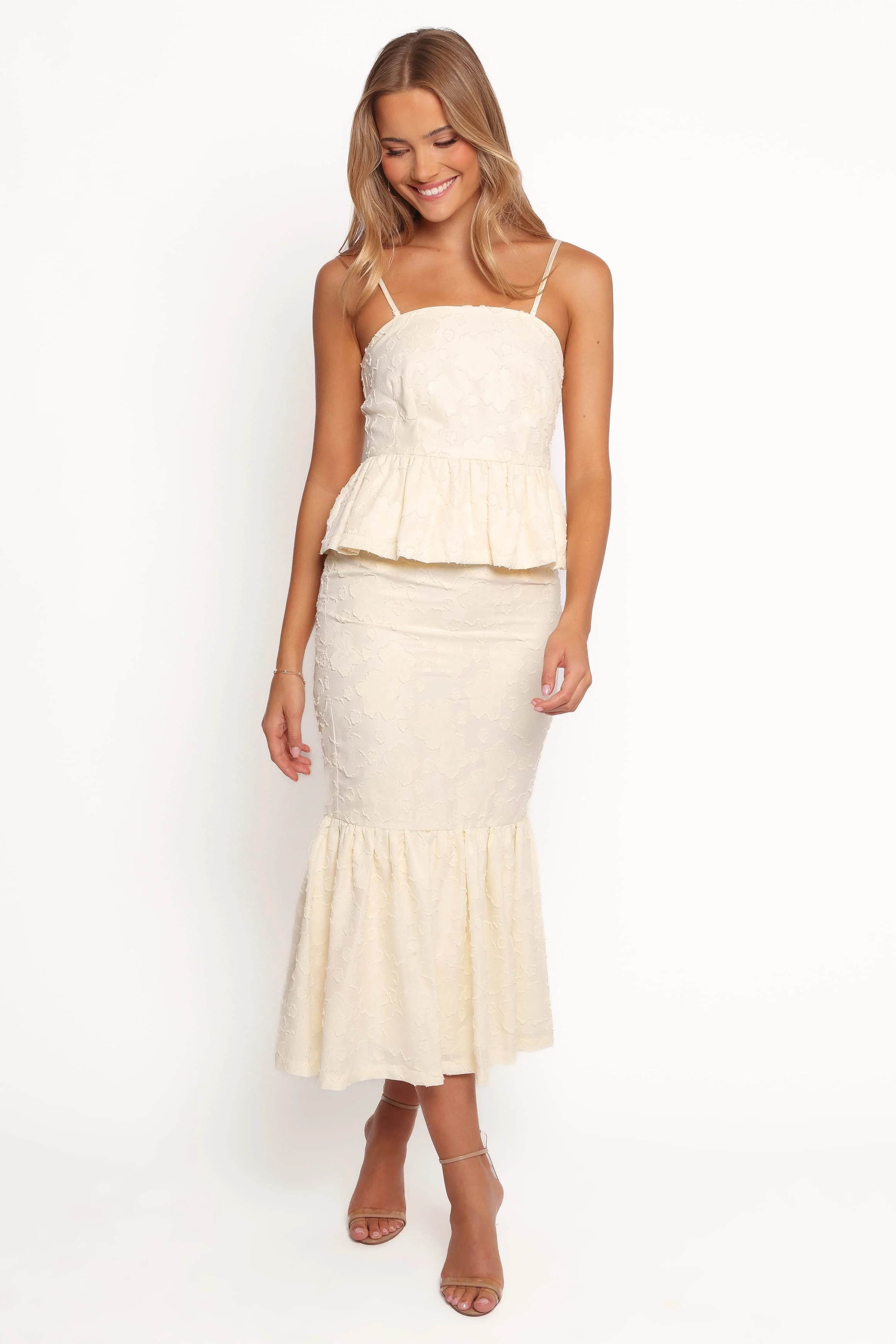 Xami Skirt Set - Pale Yellow
