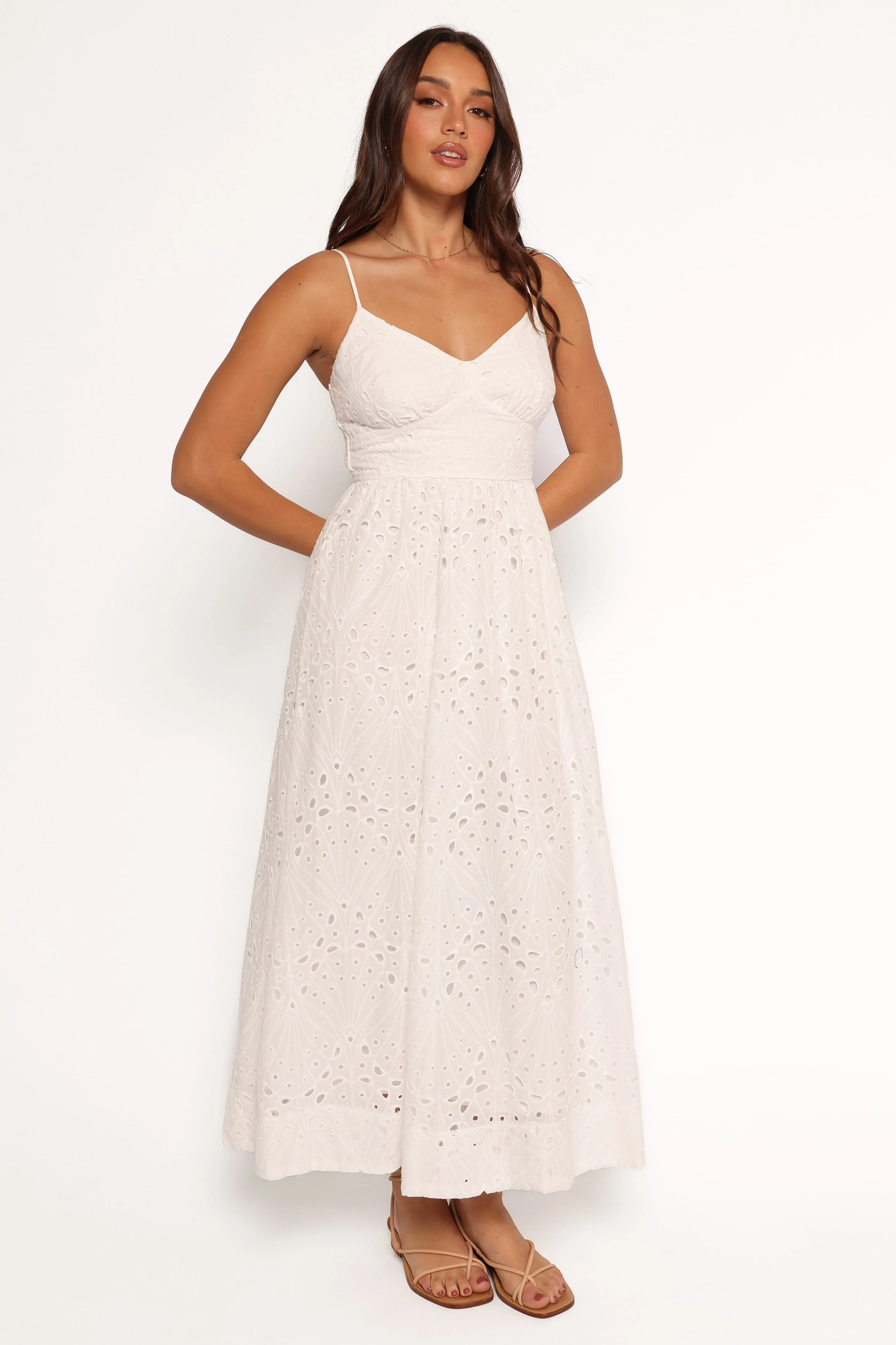 Yasmin Midi Dress - White - Image 6