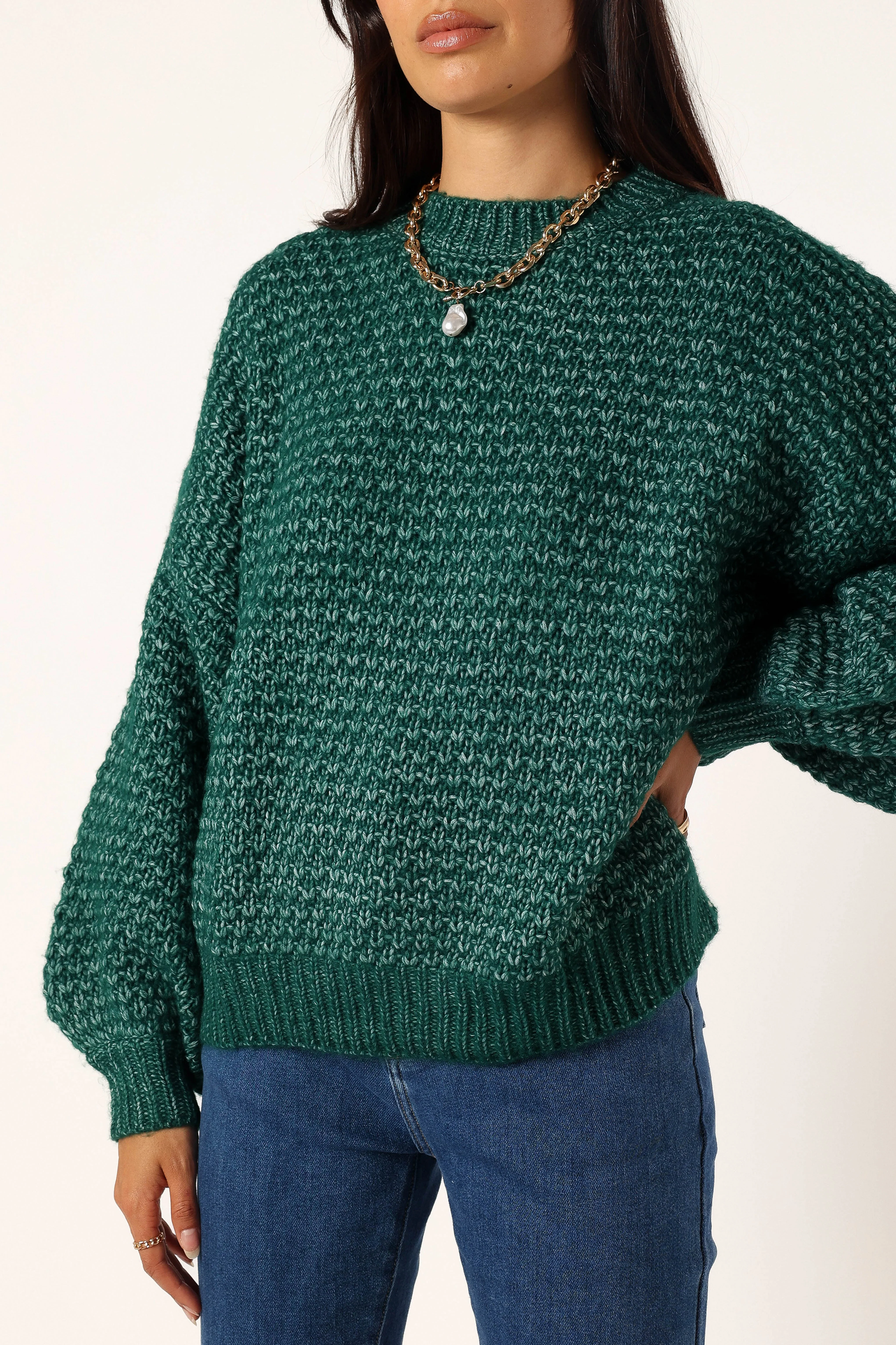 Ziggy Knit Sweater - Emerald - Image 8