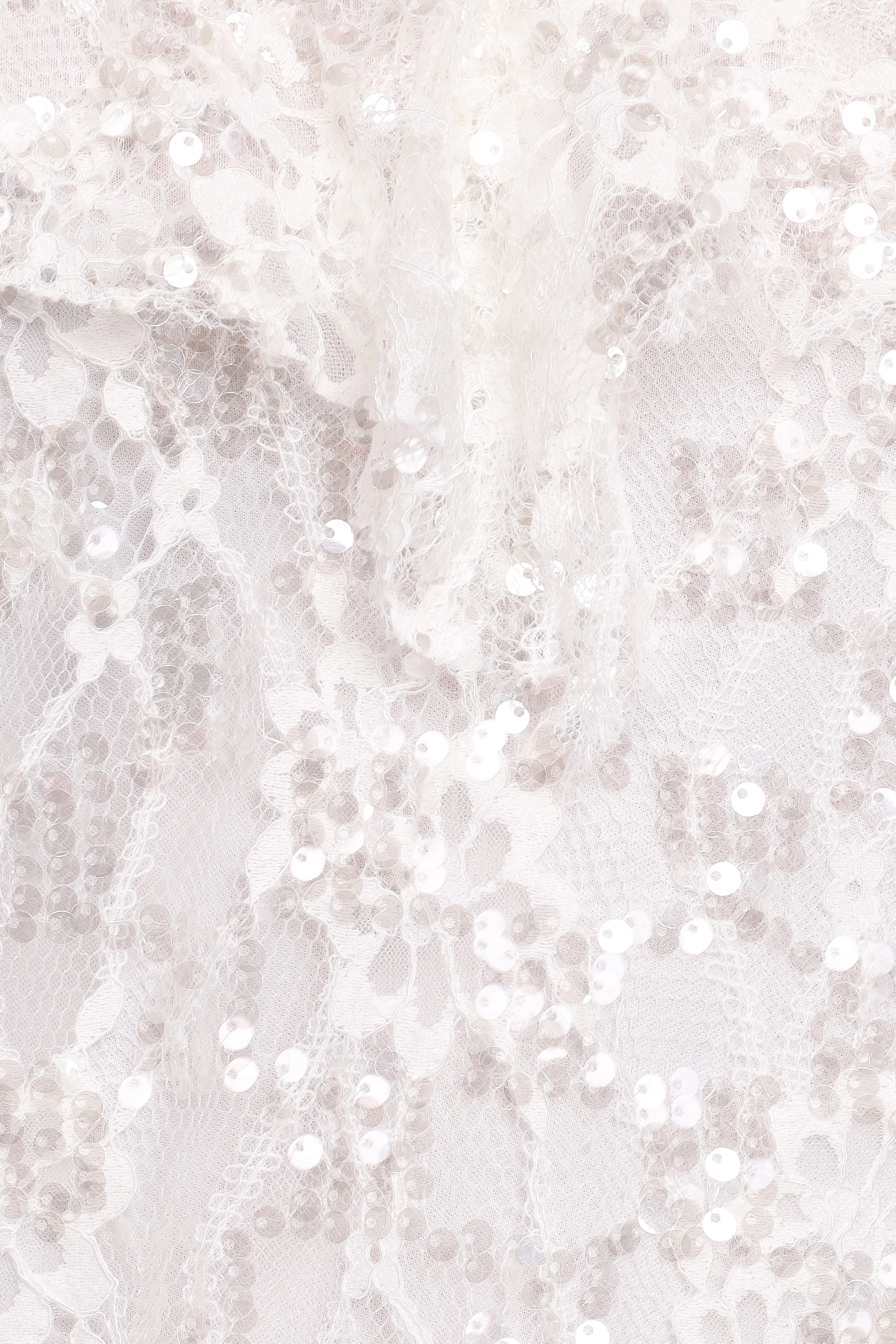 Zinnia Sequins Sleeveless Top - Ivory - Image 7