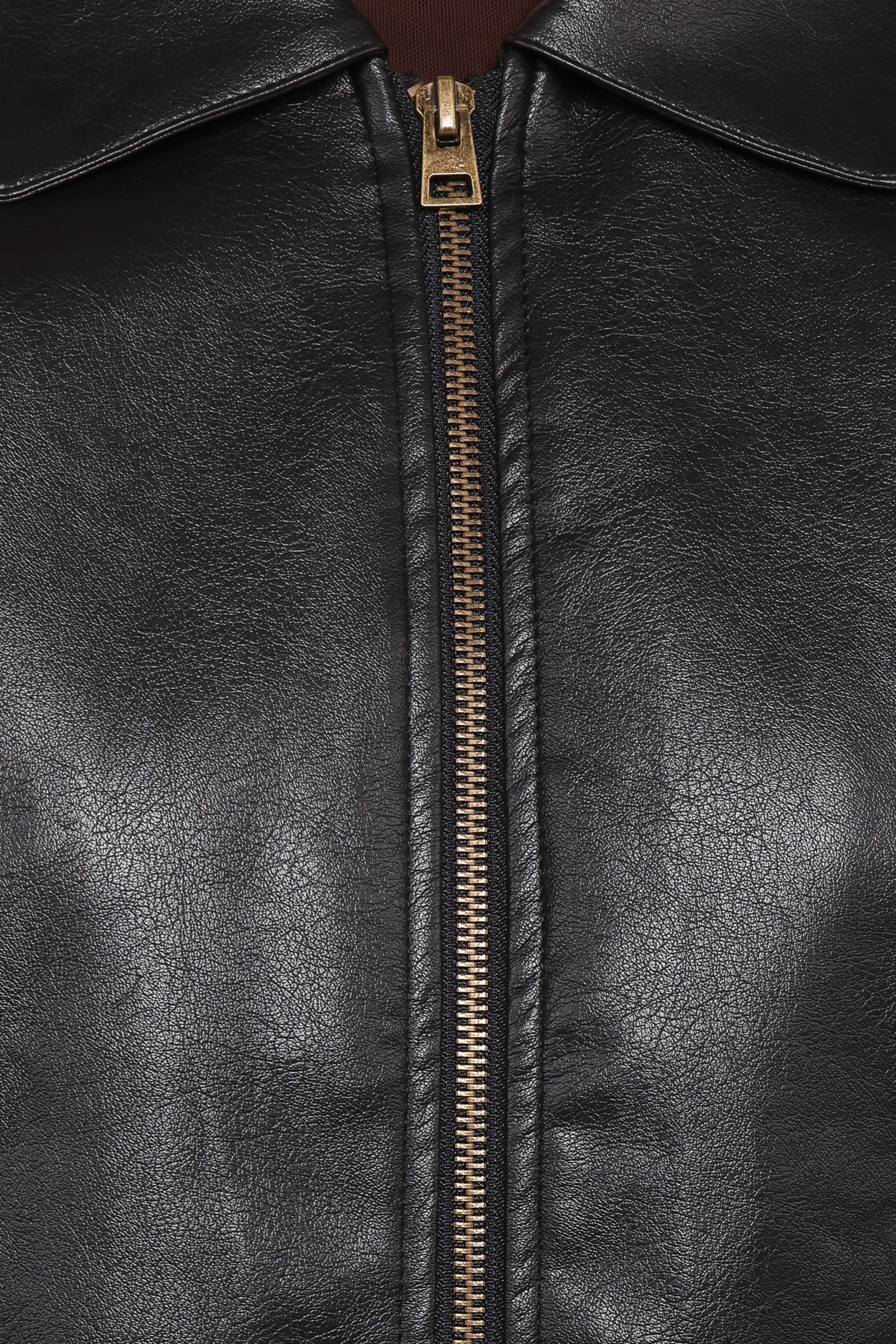 Zoe Bomber Jacket - Black - Image 8