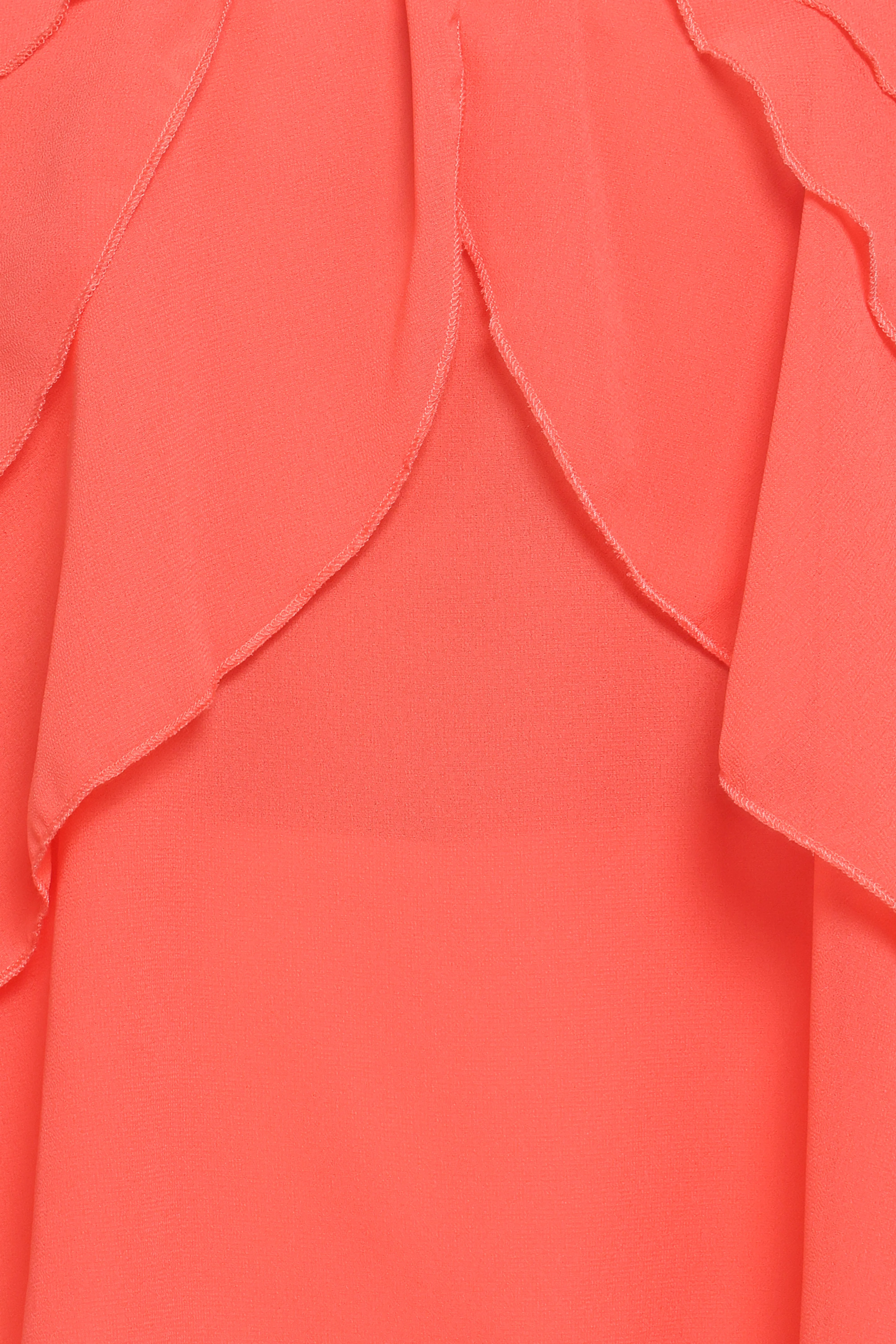 Zorina Halter Neck Chiffon Top - Sherbert - Image 8