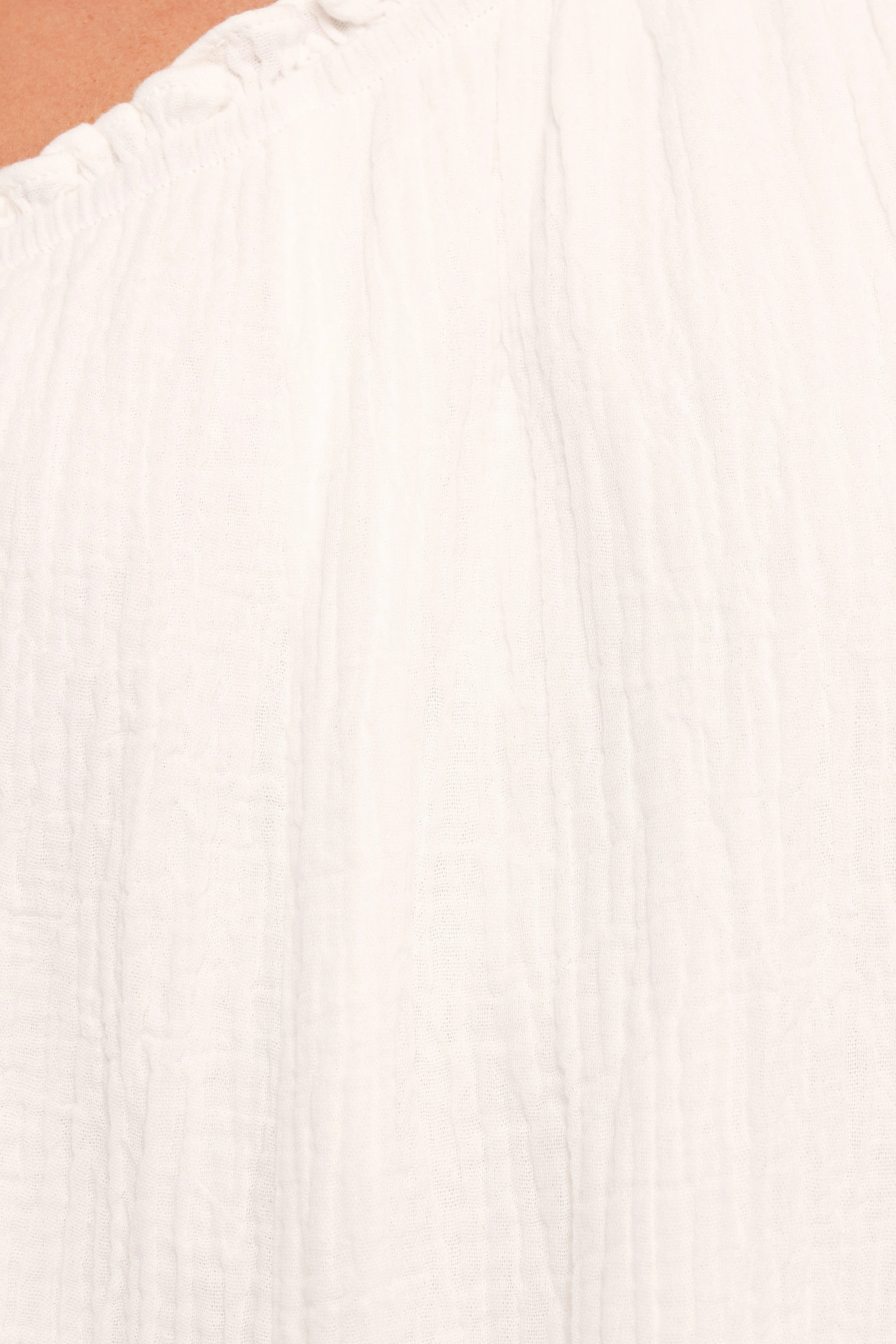Zya One Shoulder Playsuit - White - Image 9